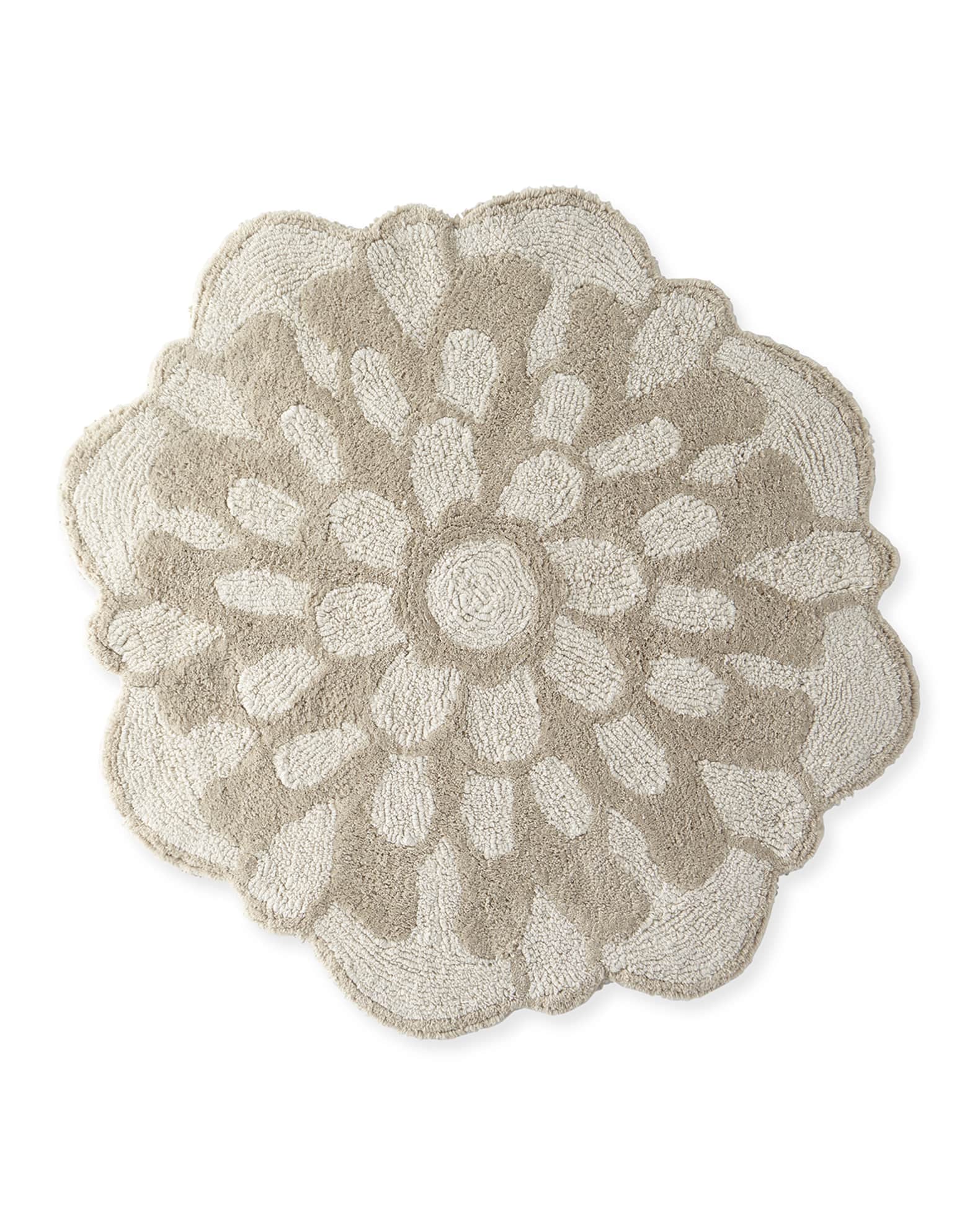 Otil Reversible Flower-Shaped Bath Rug 0
