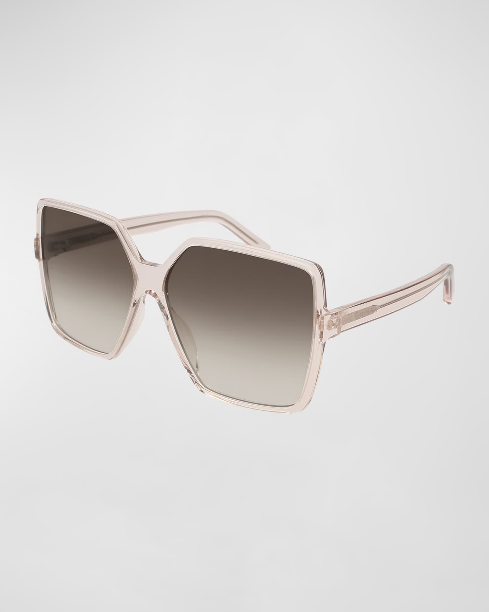 Saint Laurent SL 232 Betty Oversized Square Transparent Acetate