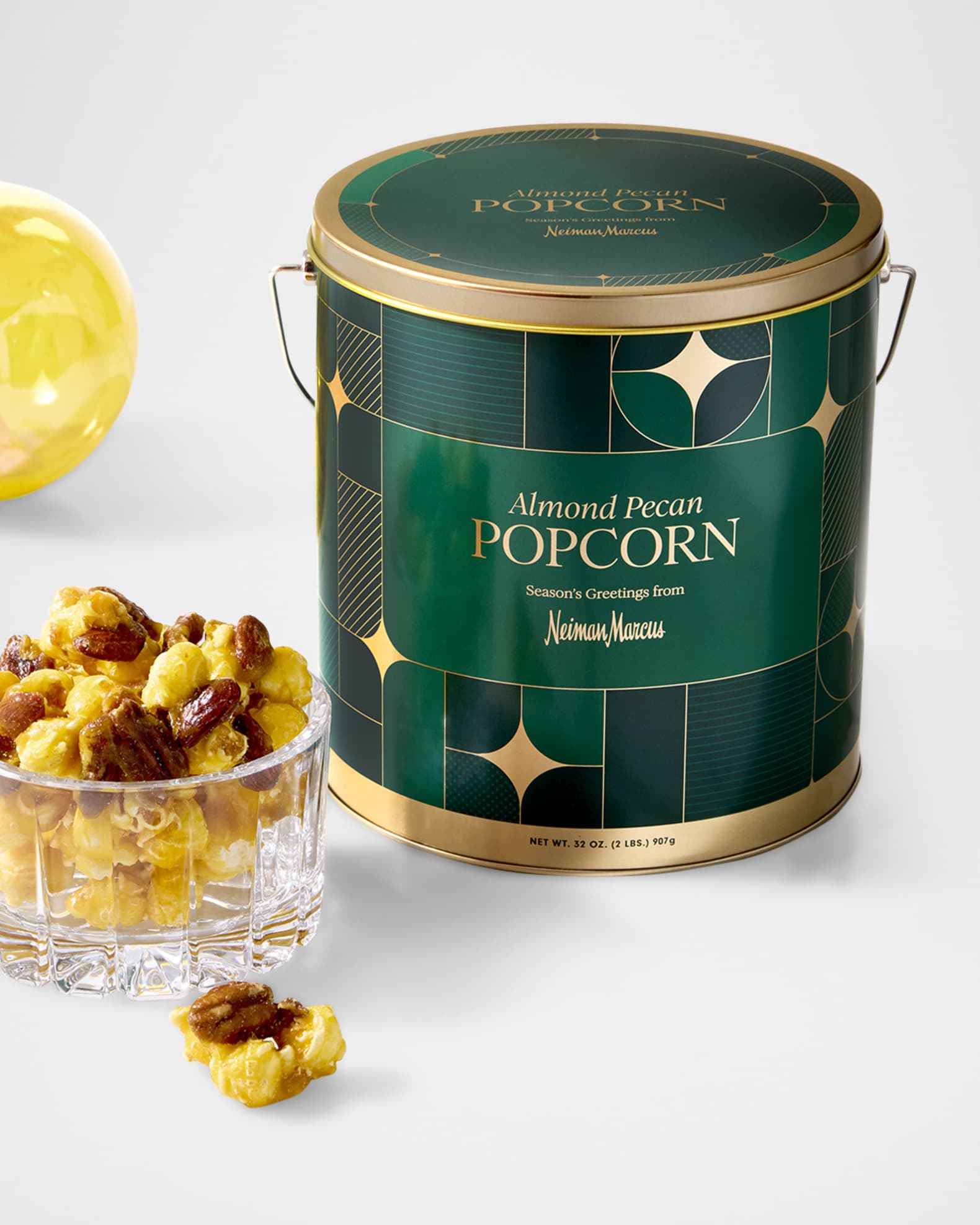 Neiman Marcus Almond Pecan Popcorn Tin