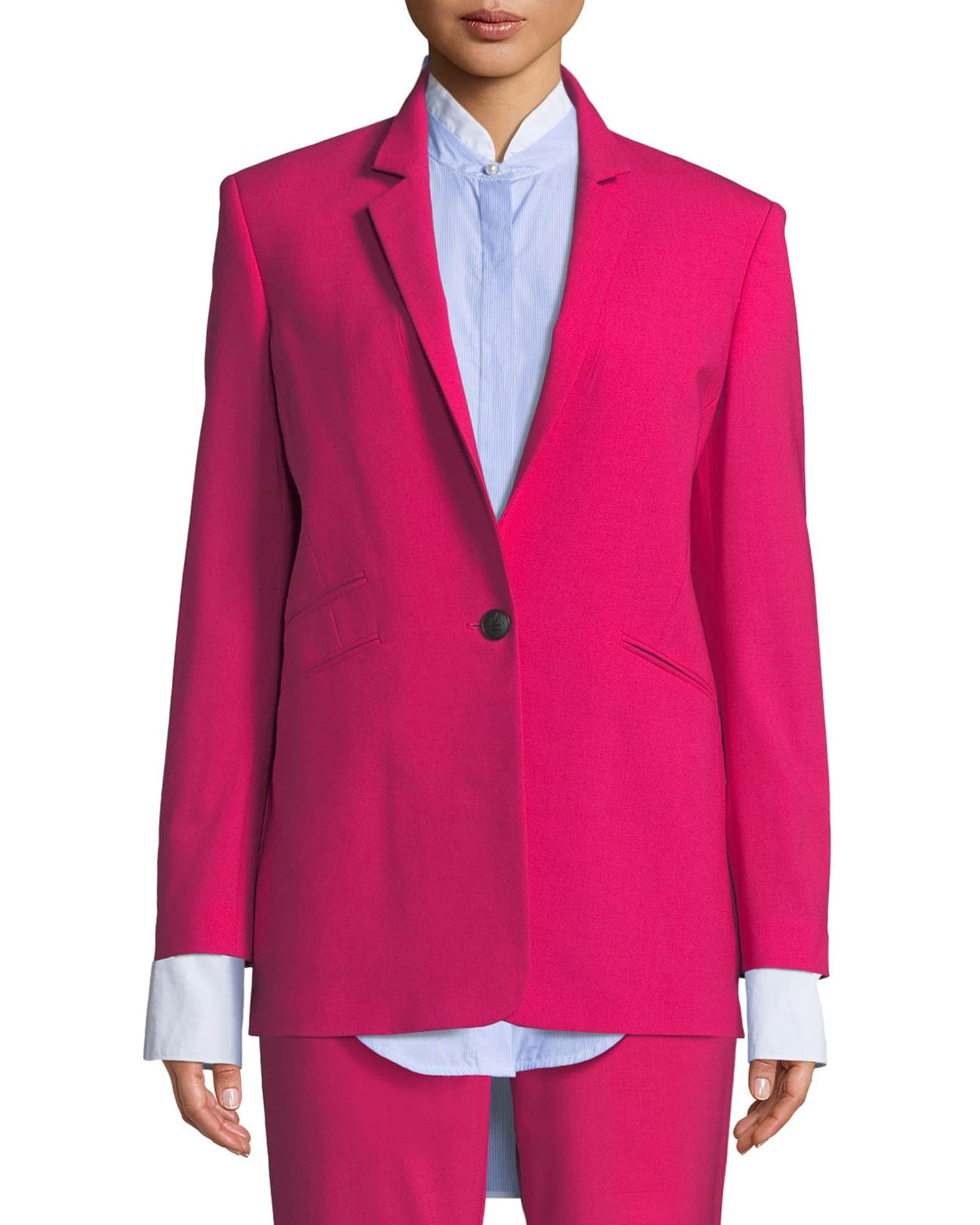 Ridley Notched Lapel Blazer Jacket and Matching Items Neiman Marcus