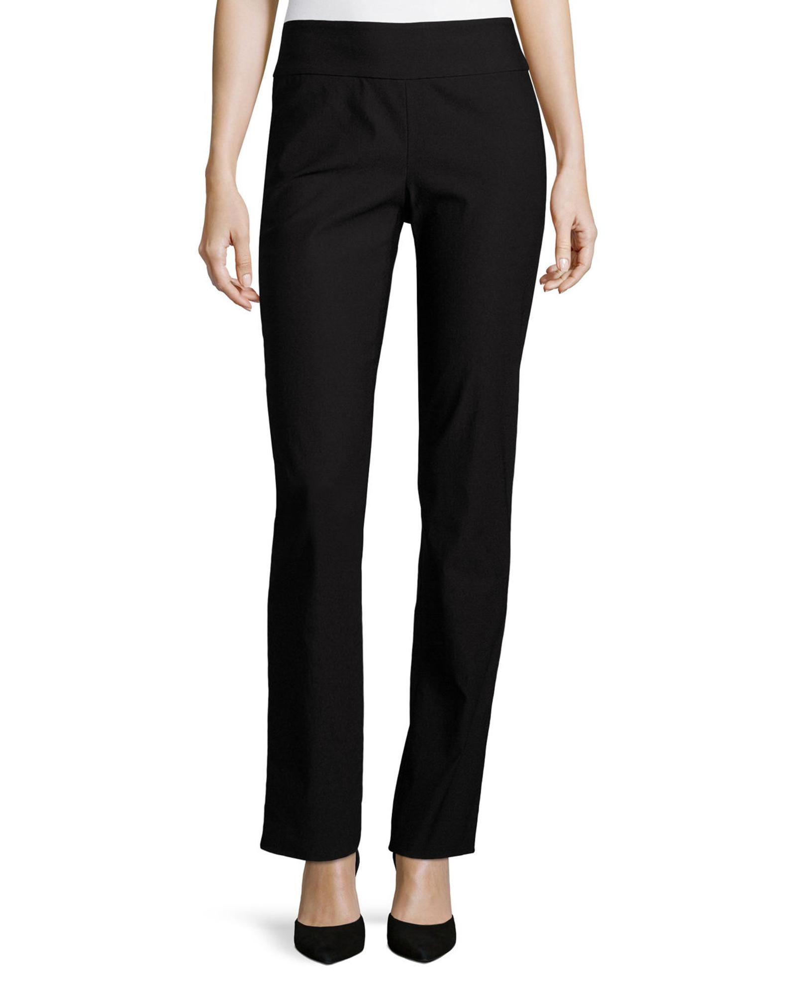 NIC+ZOE Petite Wonderstretch Straight-Leg Pants | Neiman Marcus