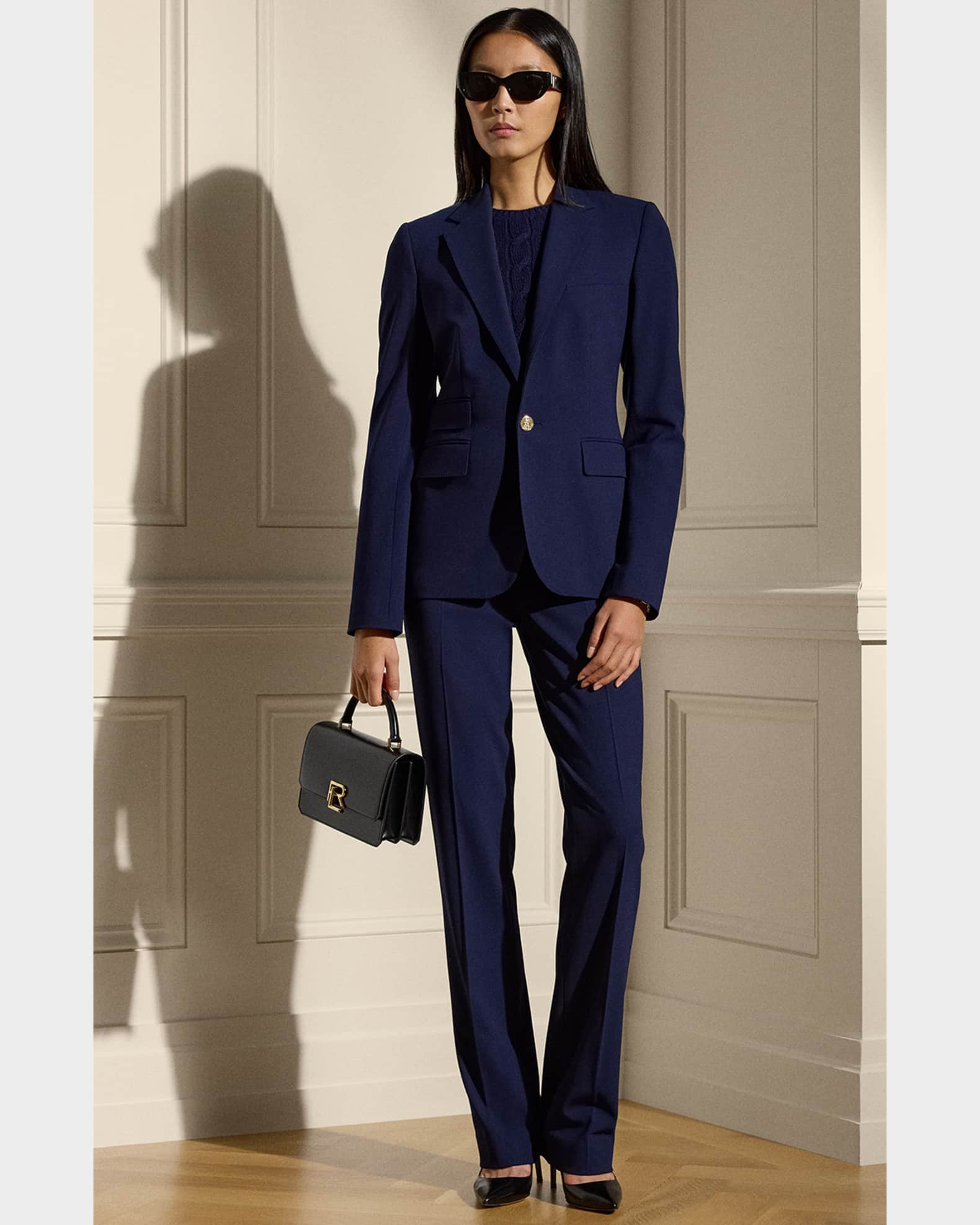 Ralph Lauren Collection Parker One-Button Wool Jacket