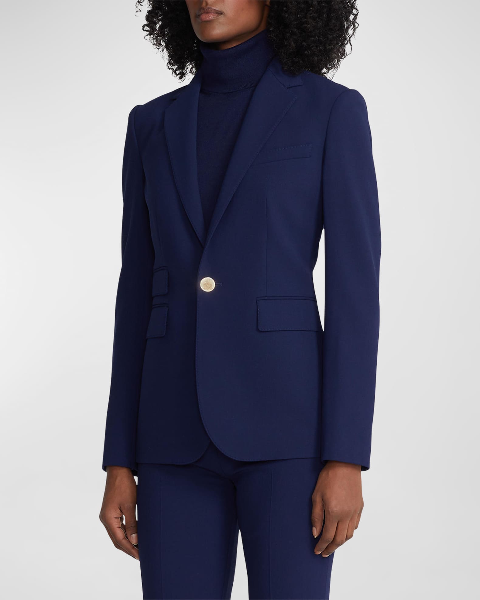 Ralph Lauren Collection Parker One-Button Wool Jacket