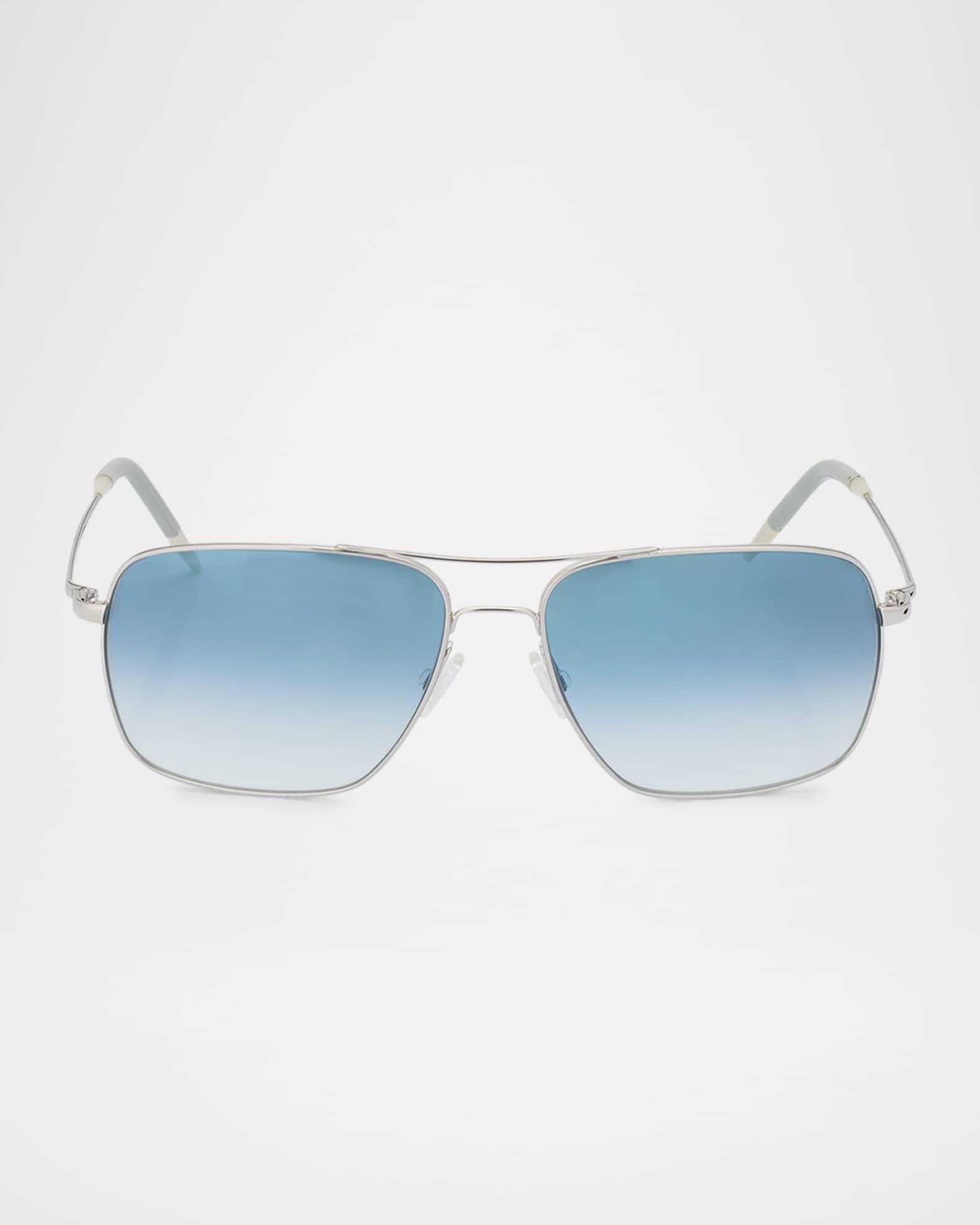 Oliver Peoples Men's Clifton Metal Navigator Sunglasses | Neiman