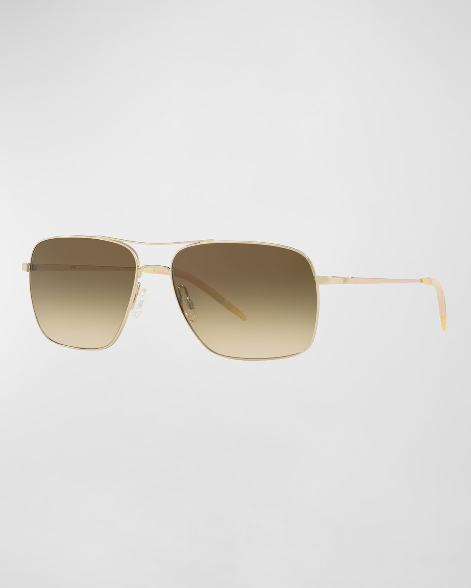 Oliver Peoples Clifton Photochromic Sunglasses, Gold | Neiman Marcus