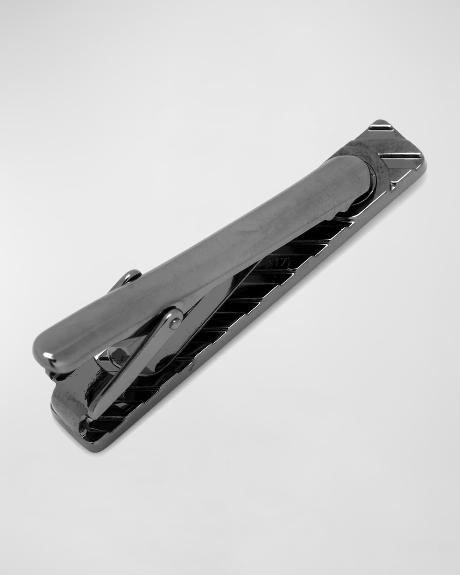 Batman Symbol Gunmetal Tie Clip 1