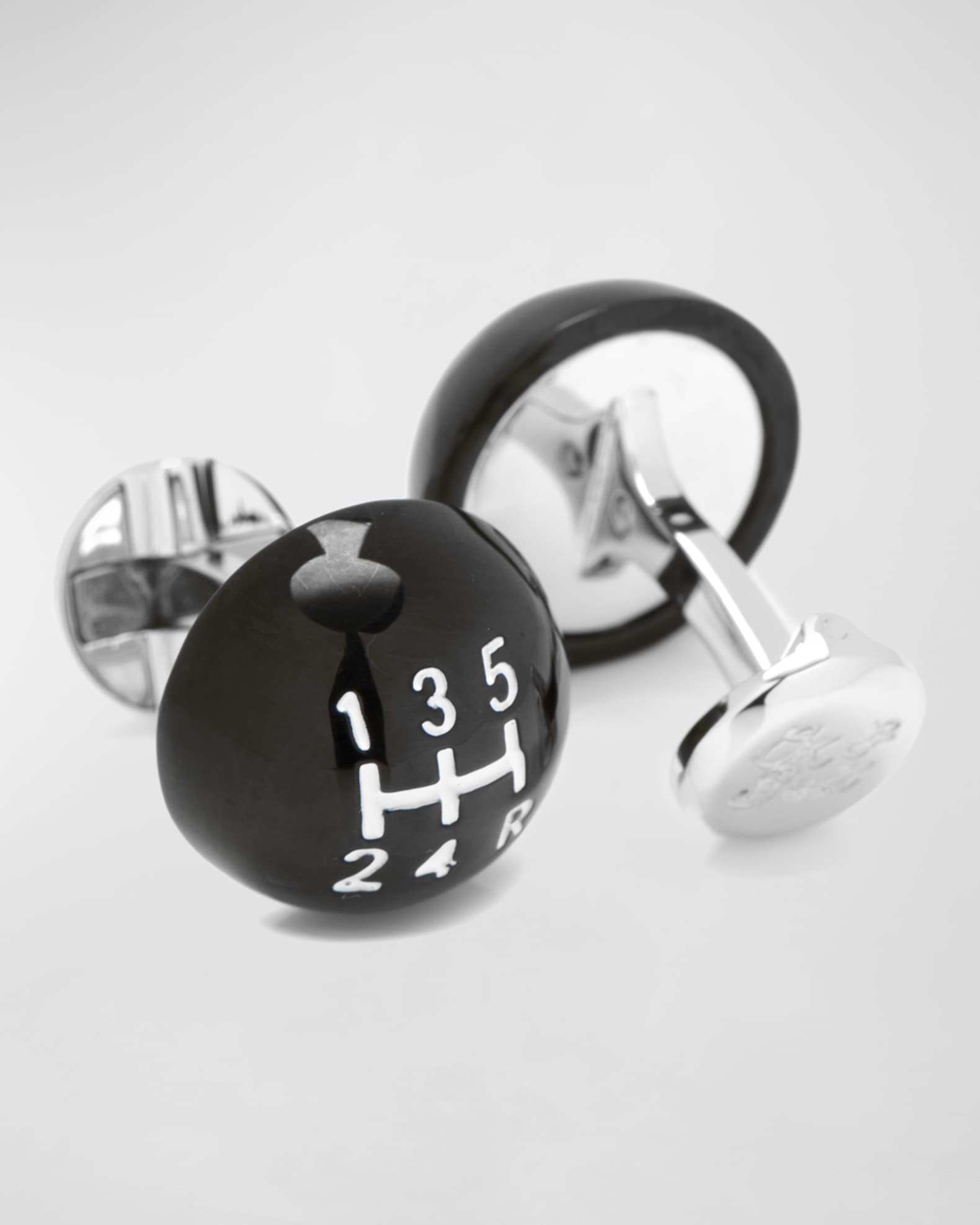 Cufflinks Inc. Vintage Gear Shift Enamel Cuff Links Neiman Marcus