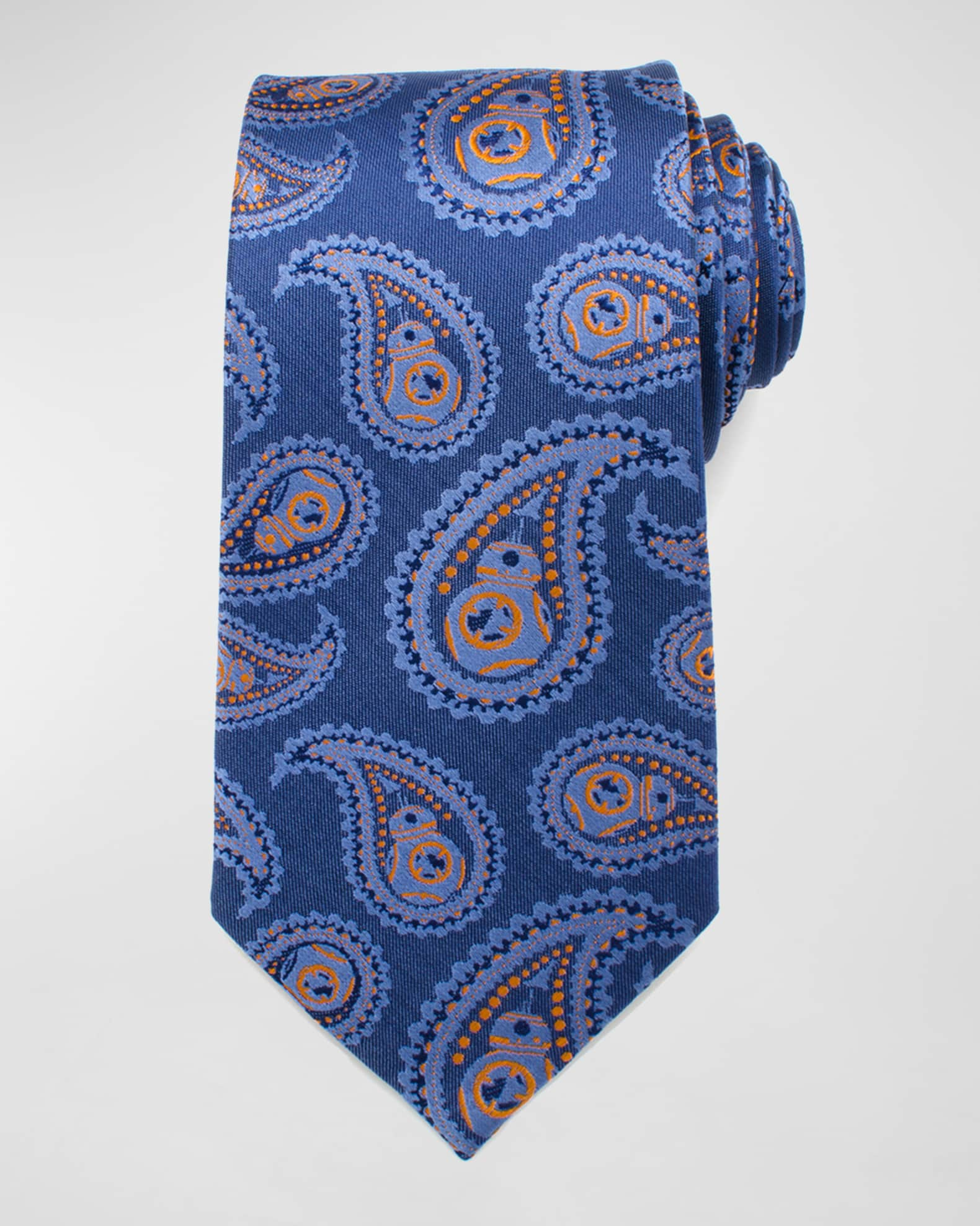 Cufflinks Inc. Star Wars BB-8 Paisley Tie | Neiman Marcus