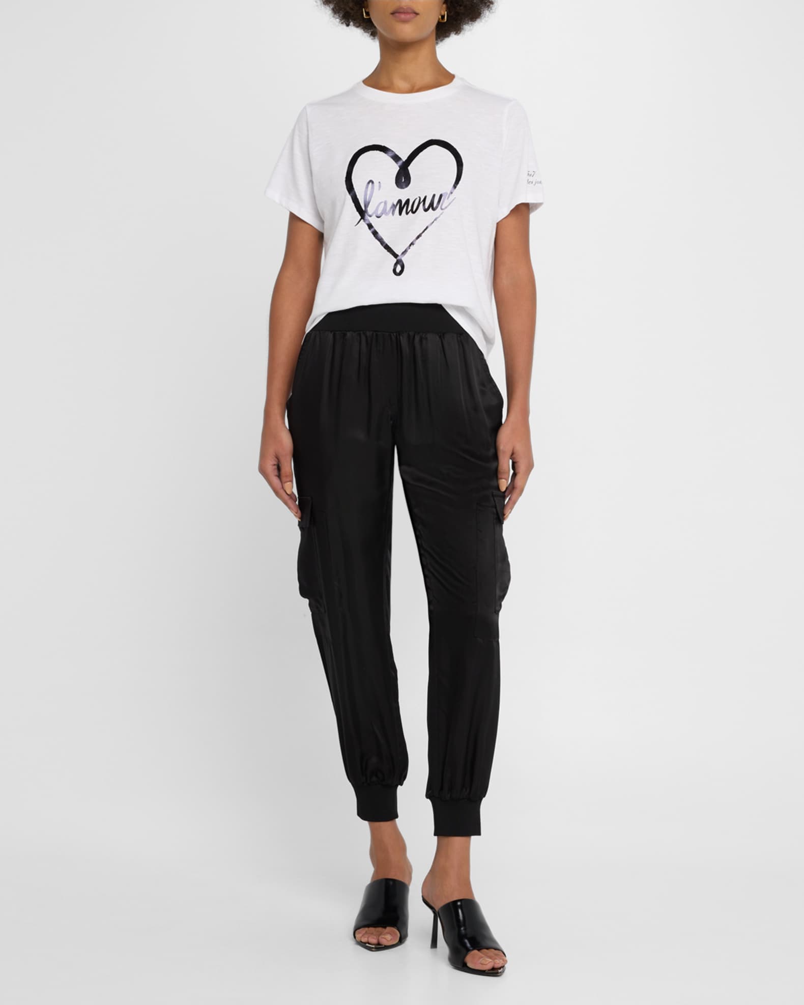 Tous Les Jours Giles Satin Jogger Pants 1