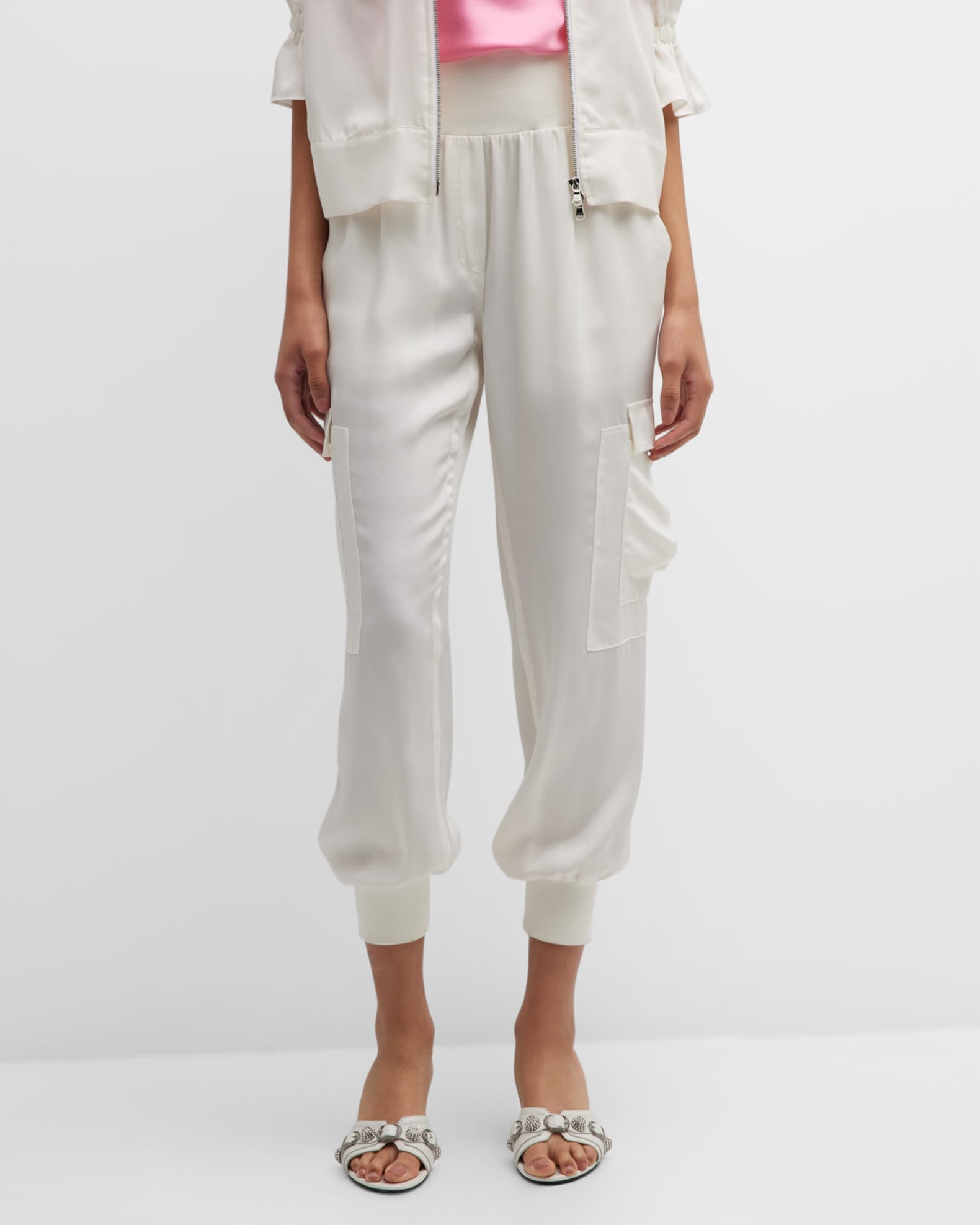 Tous Les Jours Giles Satin Jogger Pants 1
