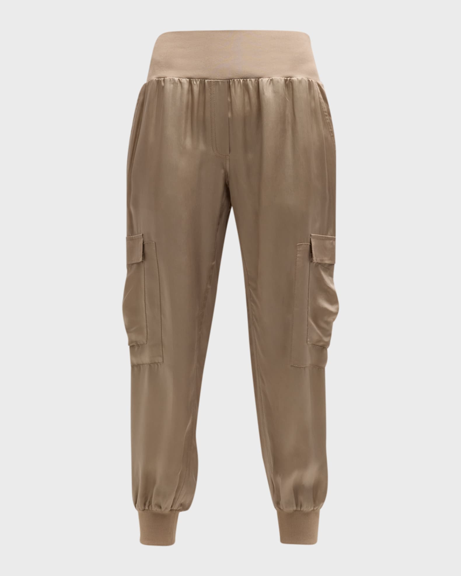 Cinq a Sept Tous Les Jours Giles Satin Jogger Pants