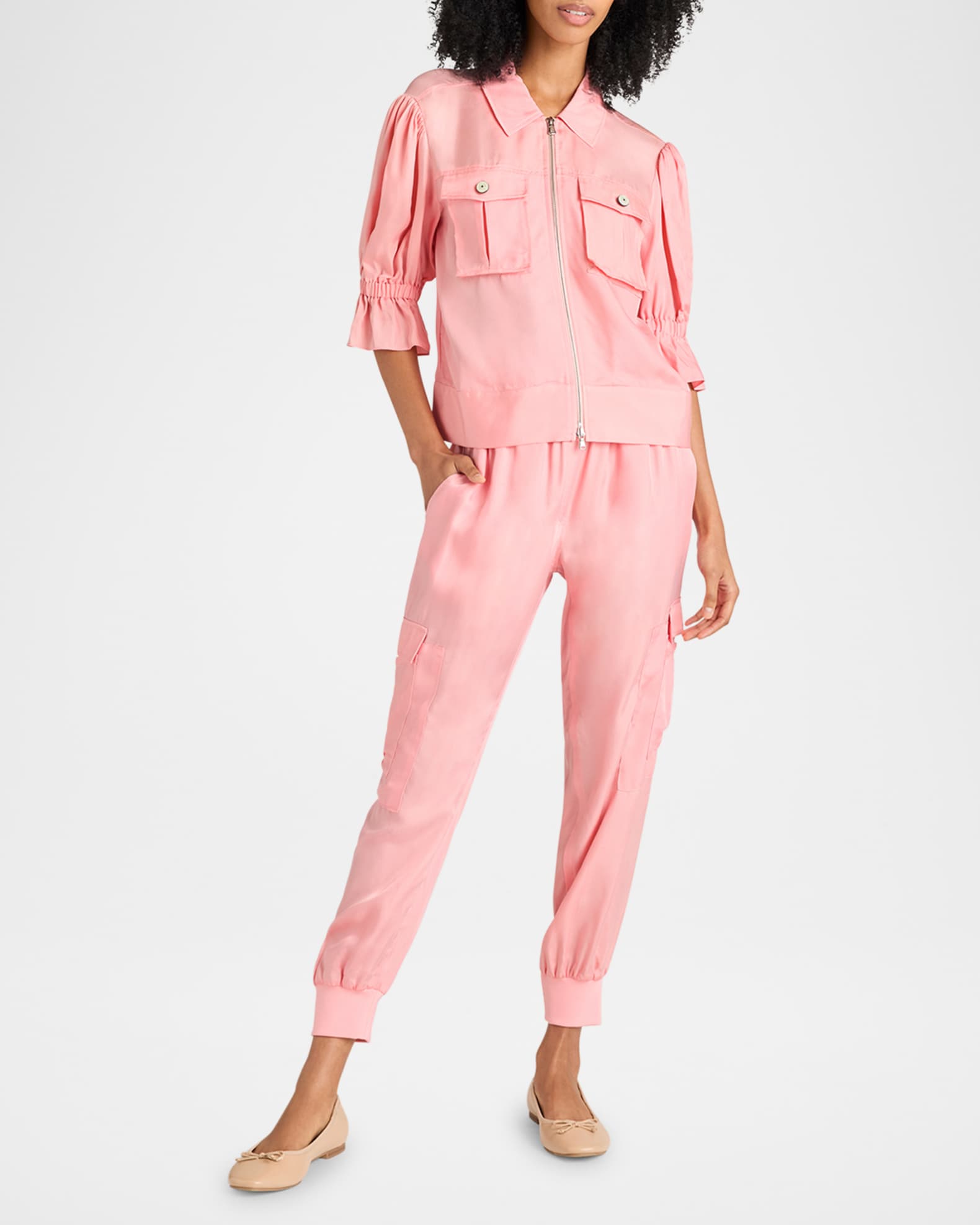 Tous Les Jours Giles Satin Jogger Pants 1