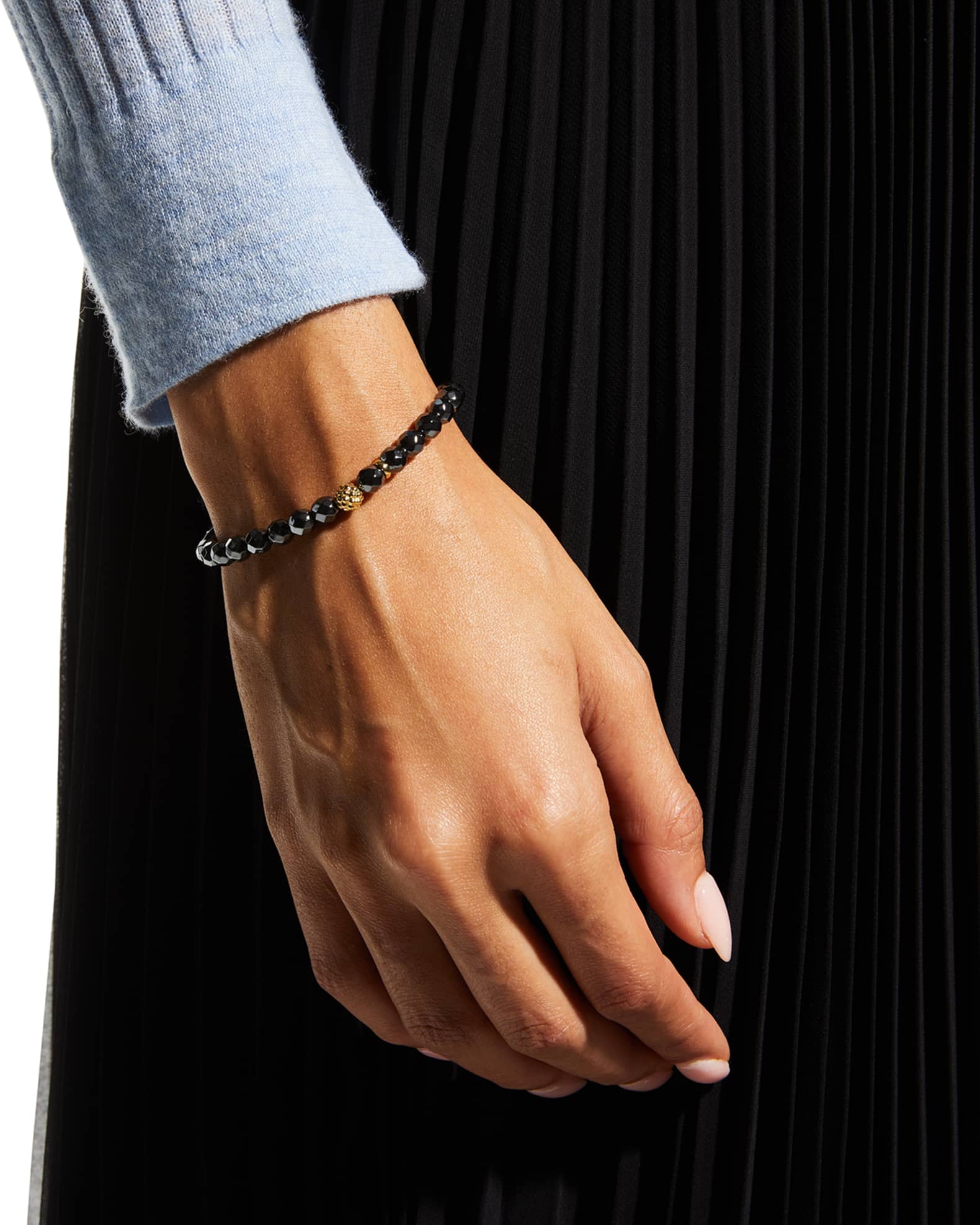 LAGOS Caviar Icon Beaded Stretch Bracelet Neiman Marcus