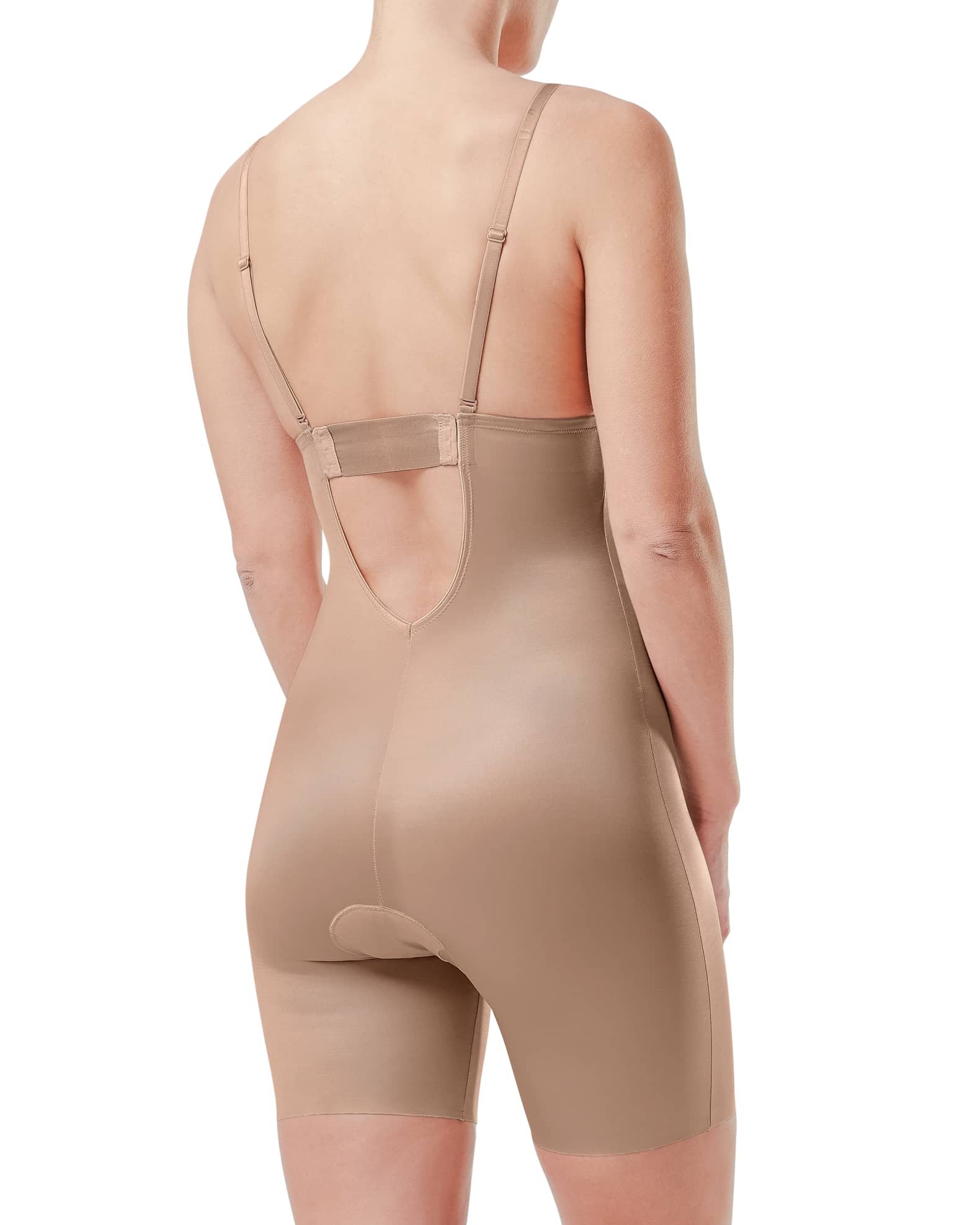 Spanx suit your fancy low back mid thigh smoothing body 2025