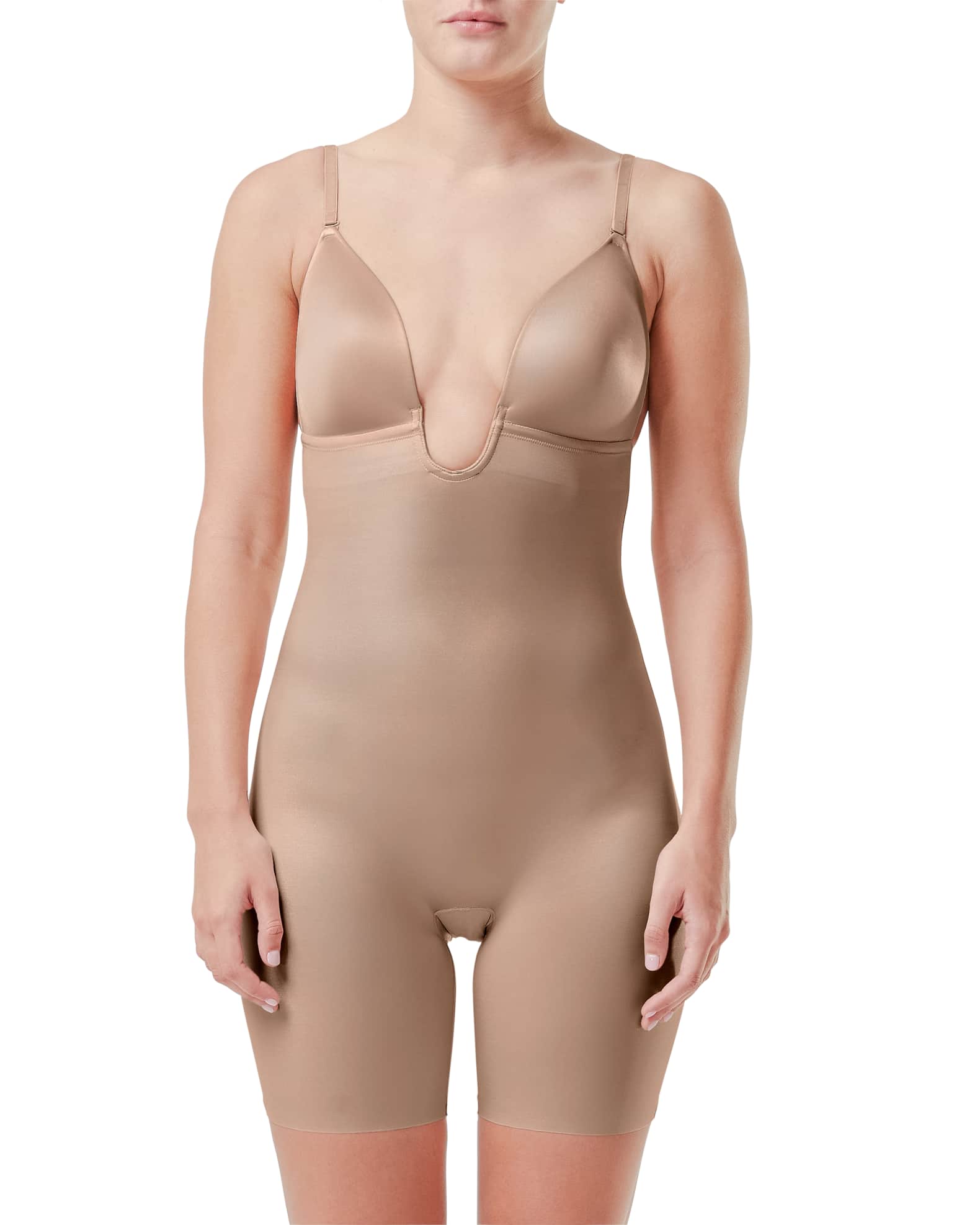 Spanx Suit Your Fancy Low Back Mid Thigh Smoothing Body