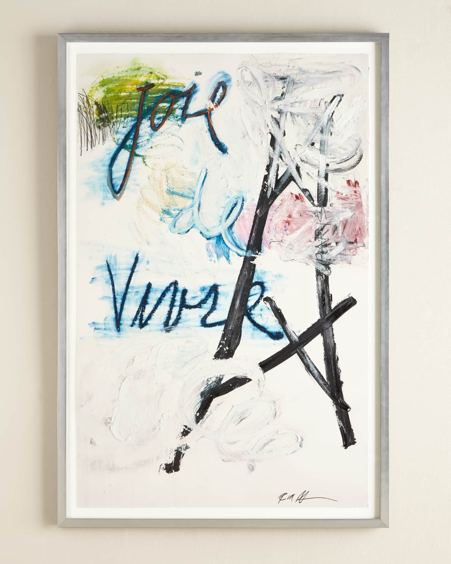 "Paris" Abstract Giclee on Paper Wall Art 0