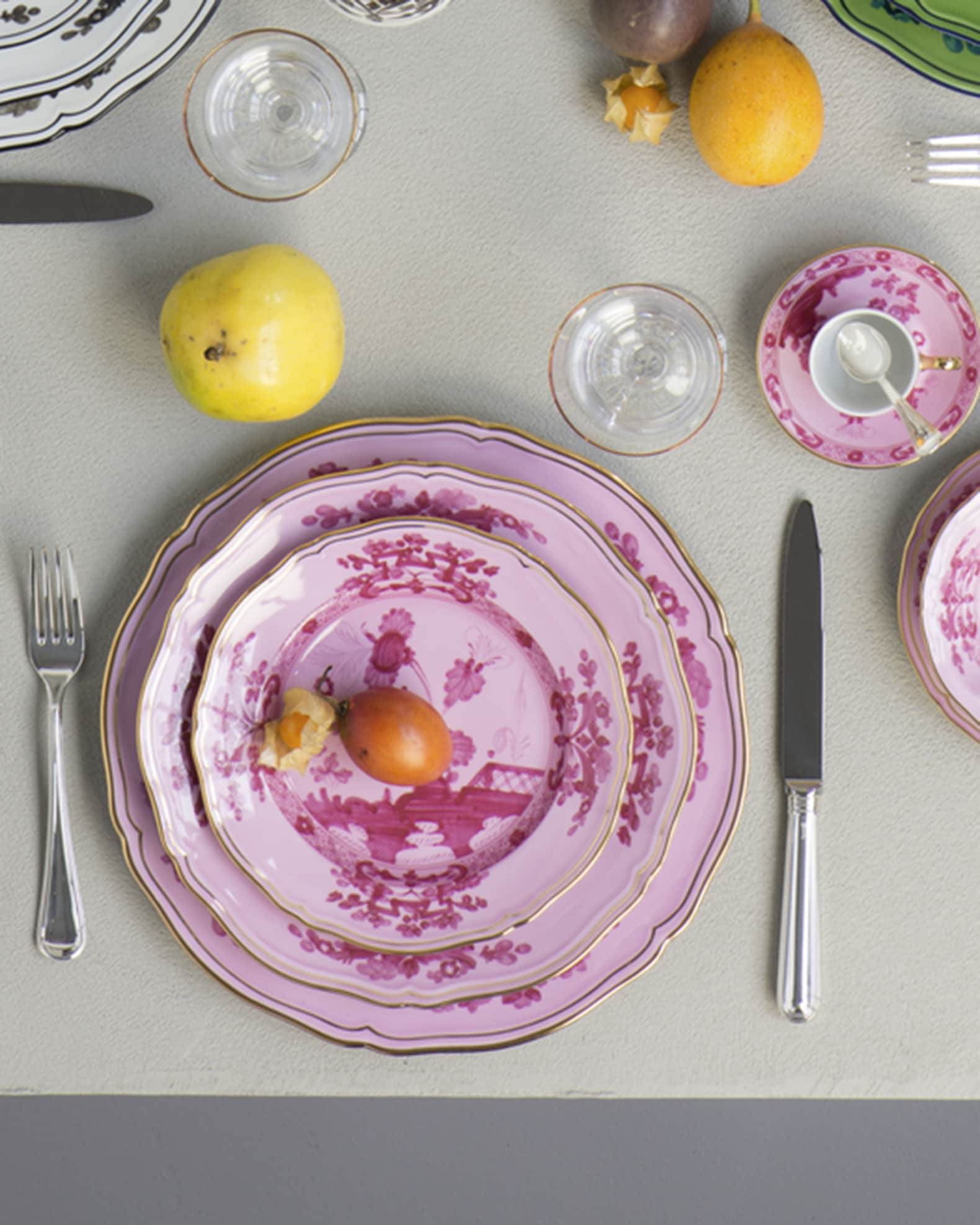 GINORI 1735 Oriente Italiano Dinner Plate, Porpora | Neiman Marcus