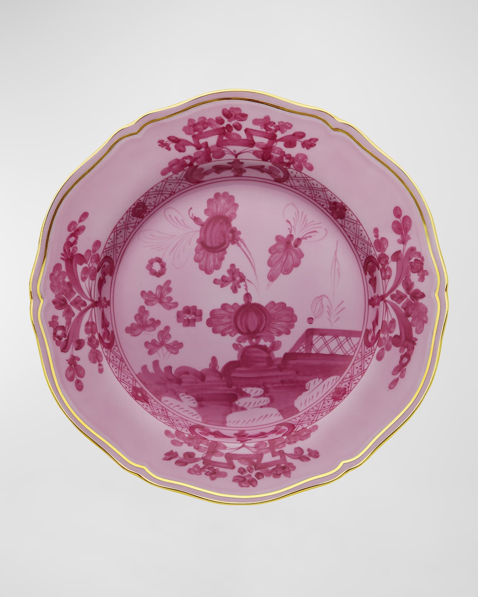 海外ブランド  GINORI Neiman | Porpora Plate, Salad Italiano Oriente 1735 食器