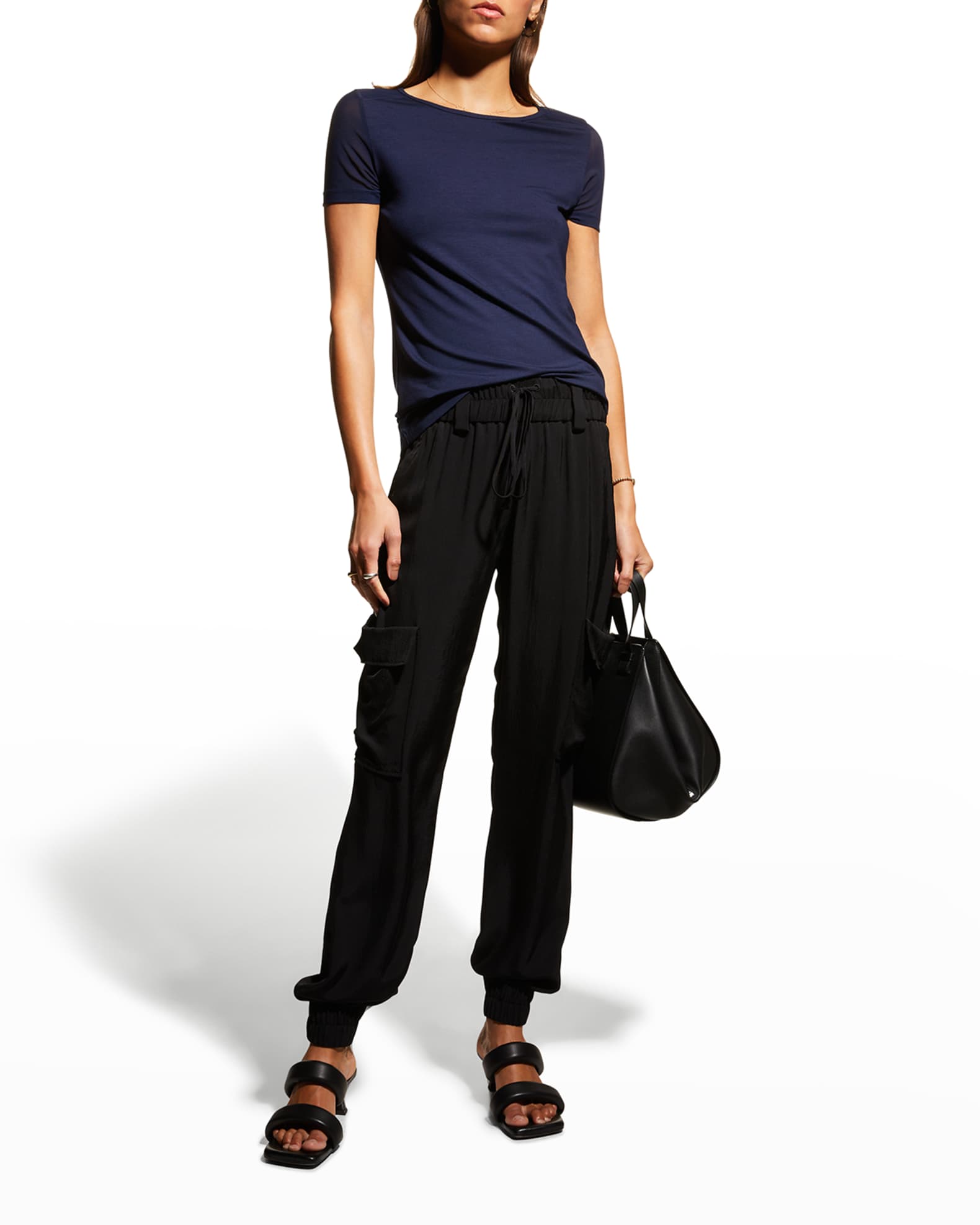 Anatomie - BETH MESH-SLEEVE SHIRT