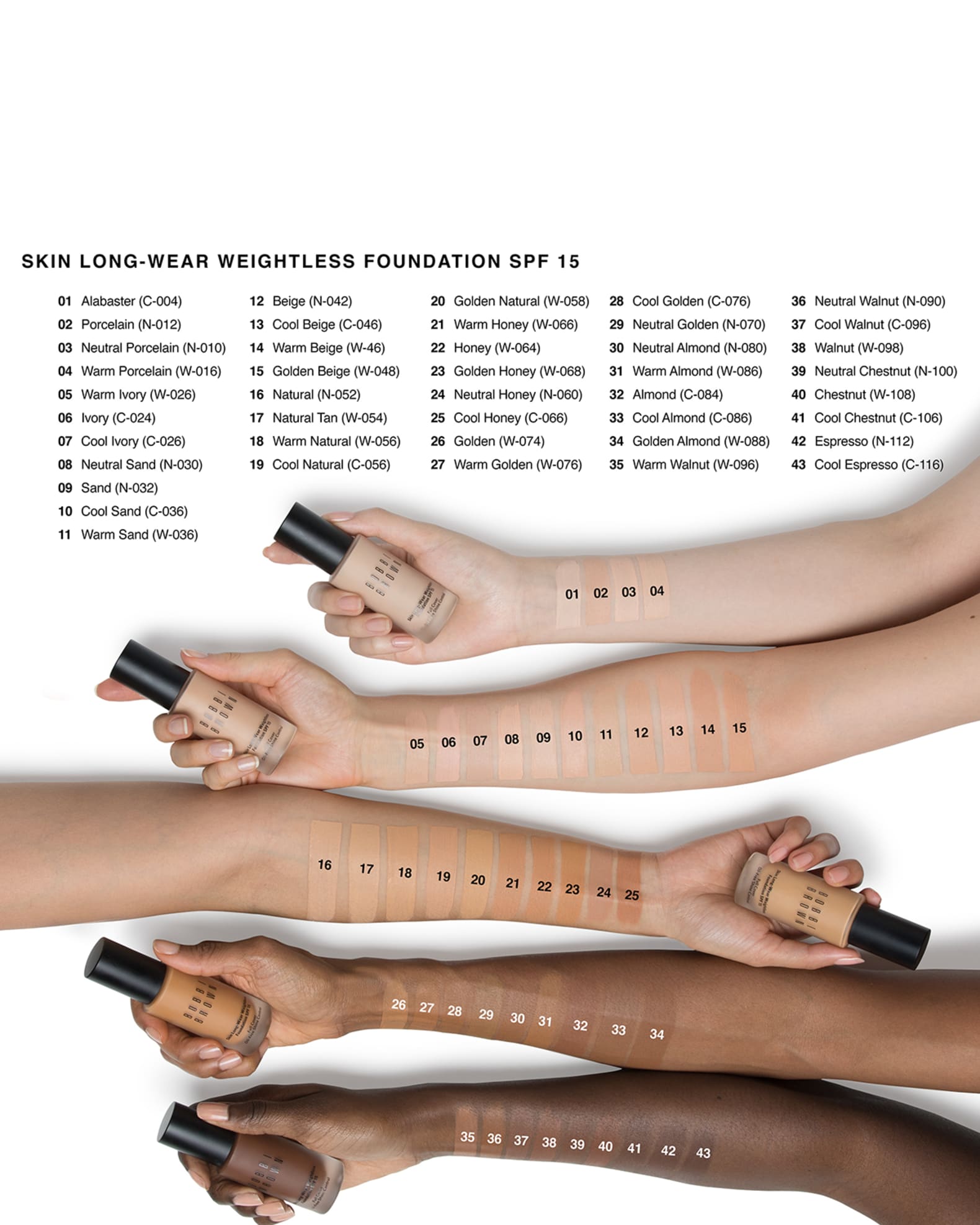 Bobbi Brown Skin LongWear Weightless Foundation SPF 15 Neiman Marcus