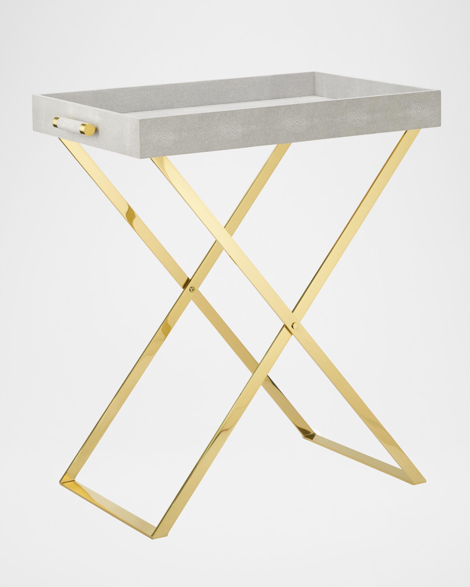 AERIN Classic Faux Shagreen Butler Tray | Neiman Marcus