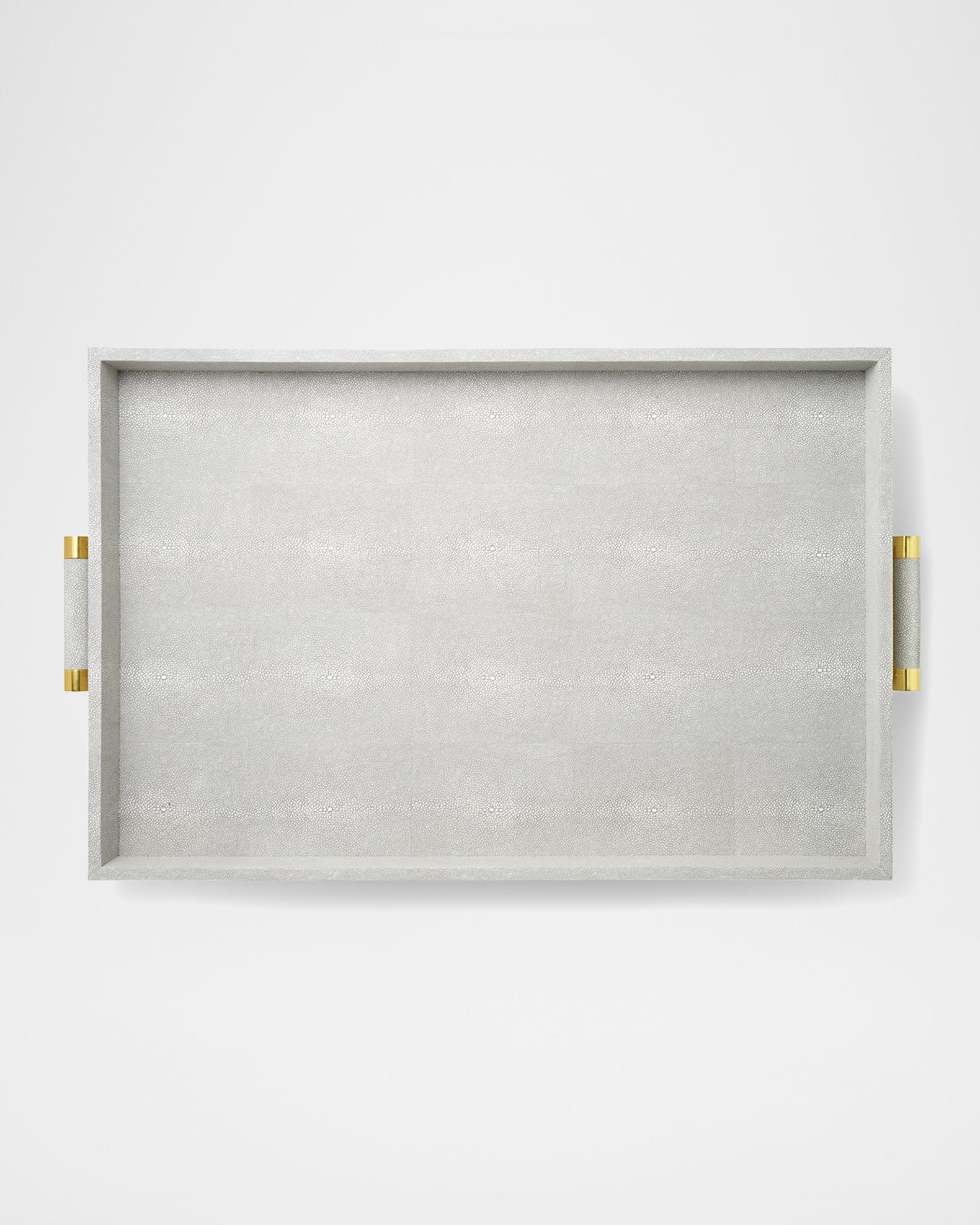 AERIN Classic Faux Shagreen Butler Tray | Neiman Marcus