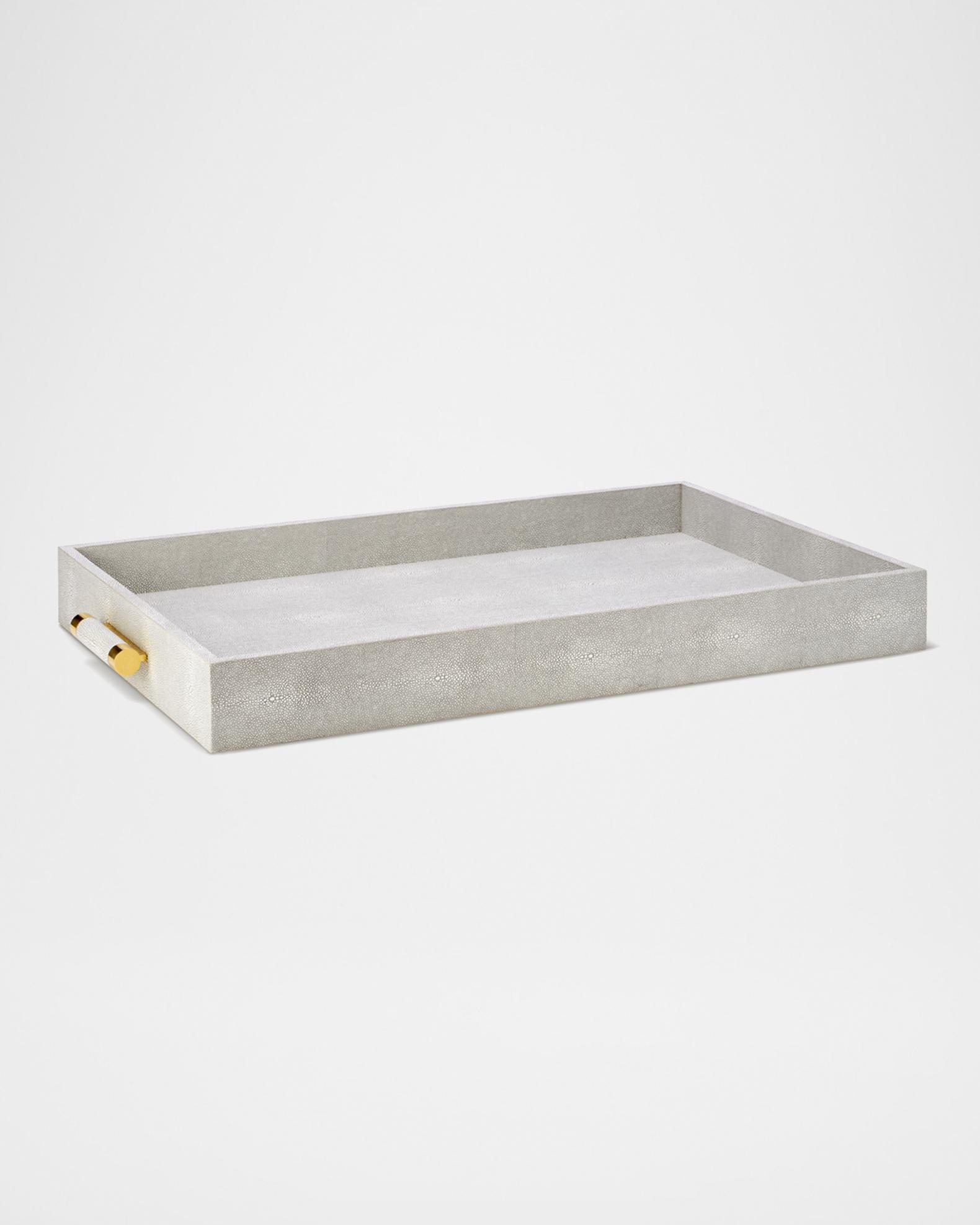 AERIN Classic Faux Shagreen Butler Tray | Neiman Marcus