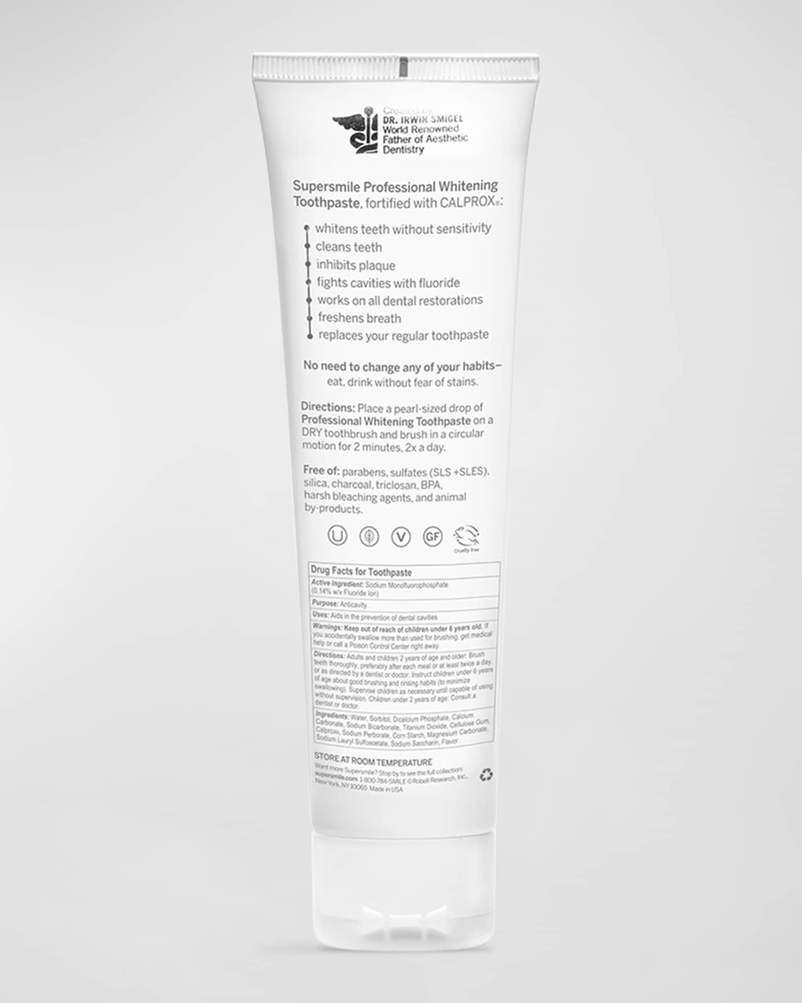 Professional Whitening Toothpaste in Rosewater Mint, 4.2 oz. 1