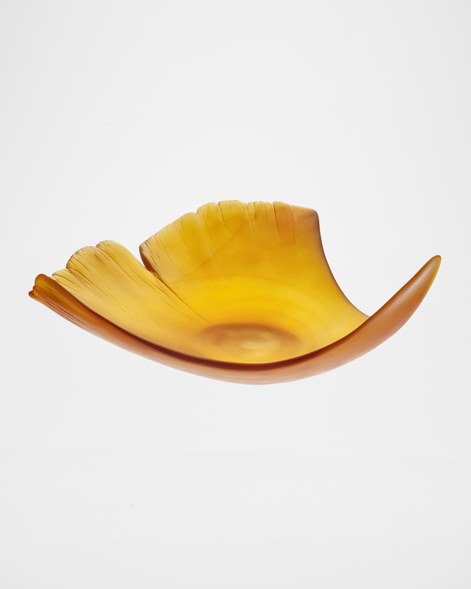 Large Ginko Leaf, Amber 0