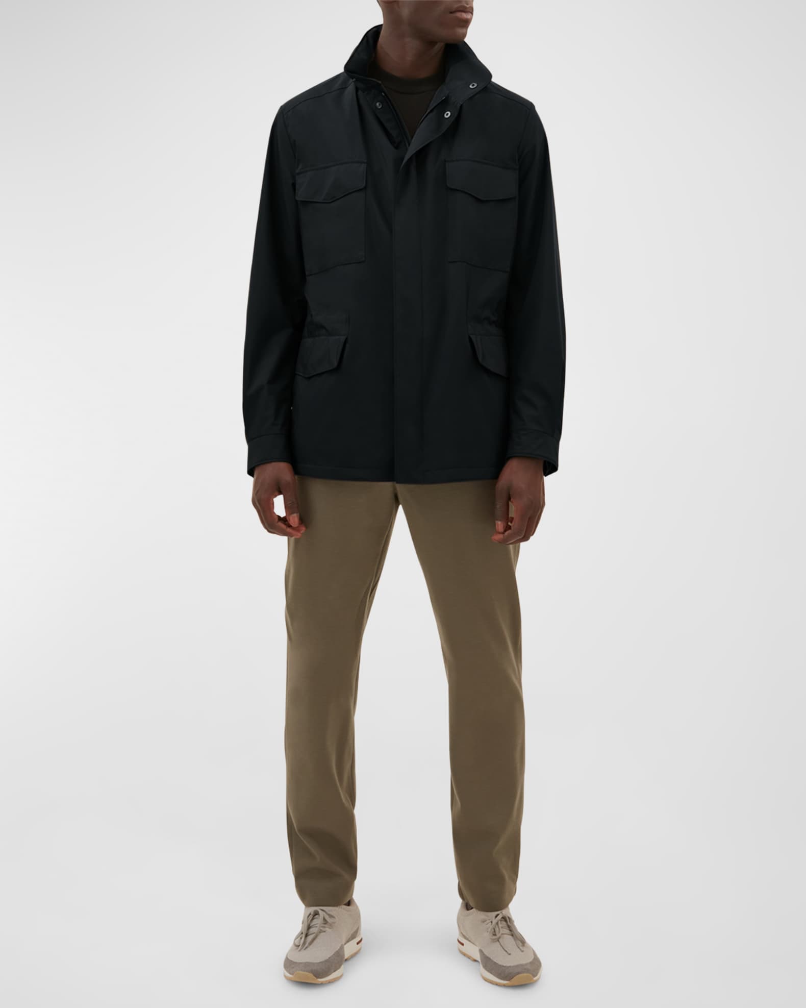 Loro Piana Men's Traveler Windmate Storm System Jacket | Neiman Marcus