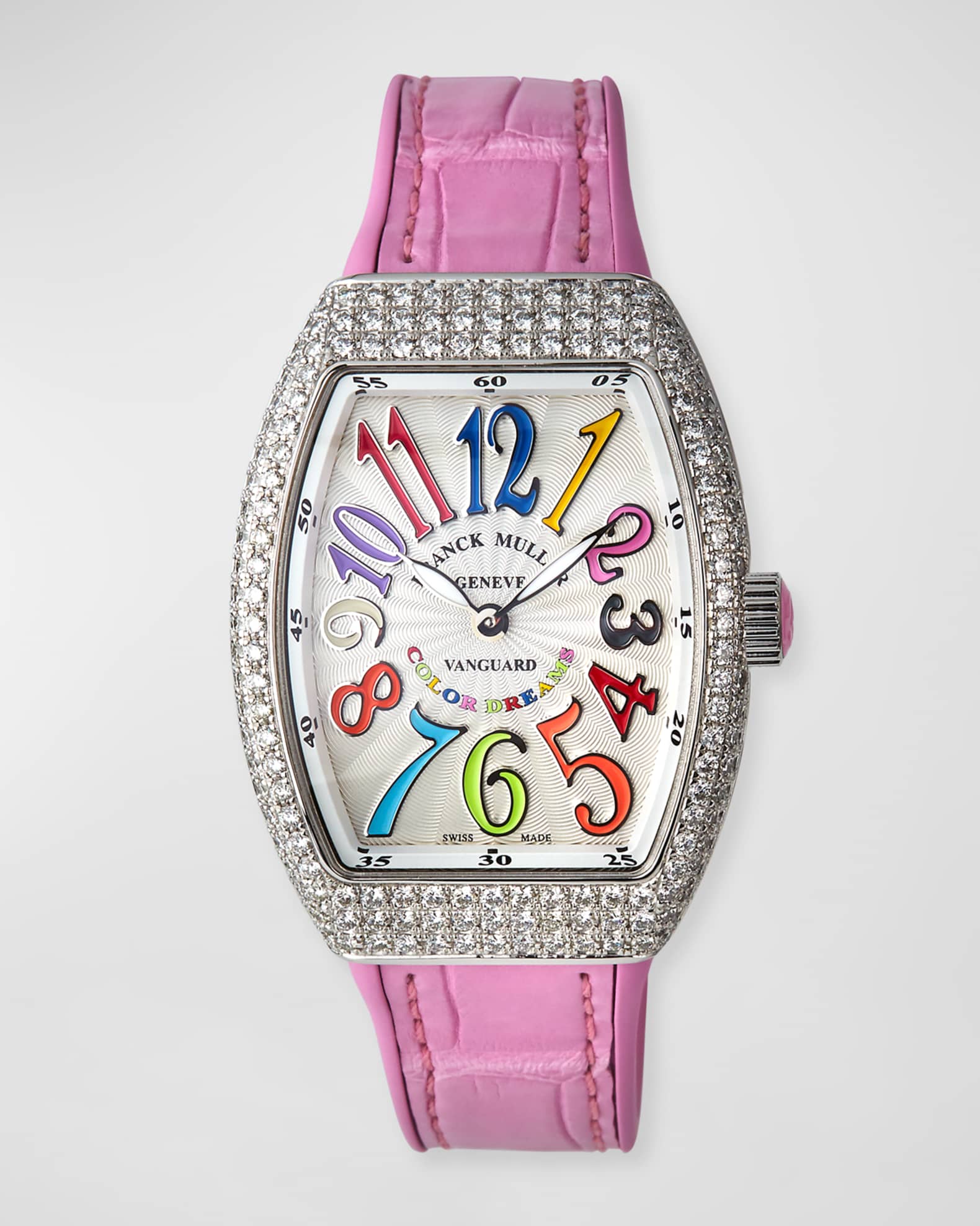 Franck muller pink watch store