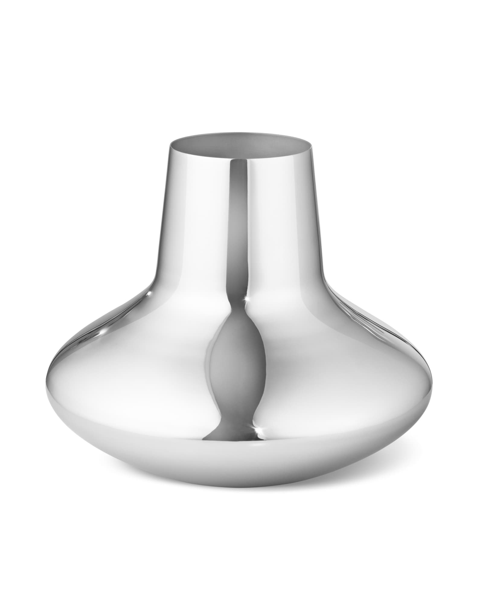 Stainless Steel Vase, 8.8"T 0