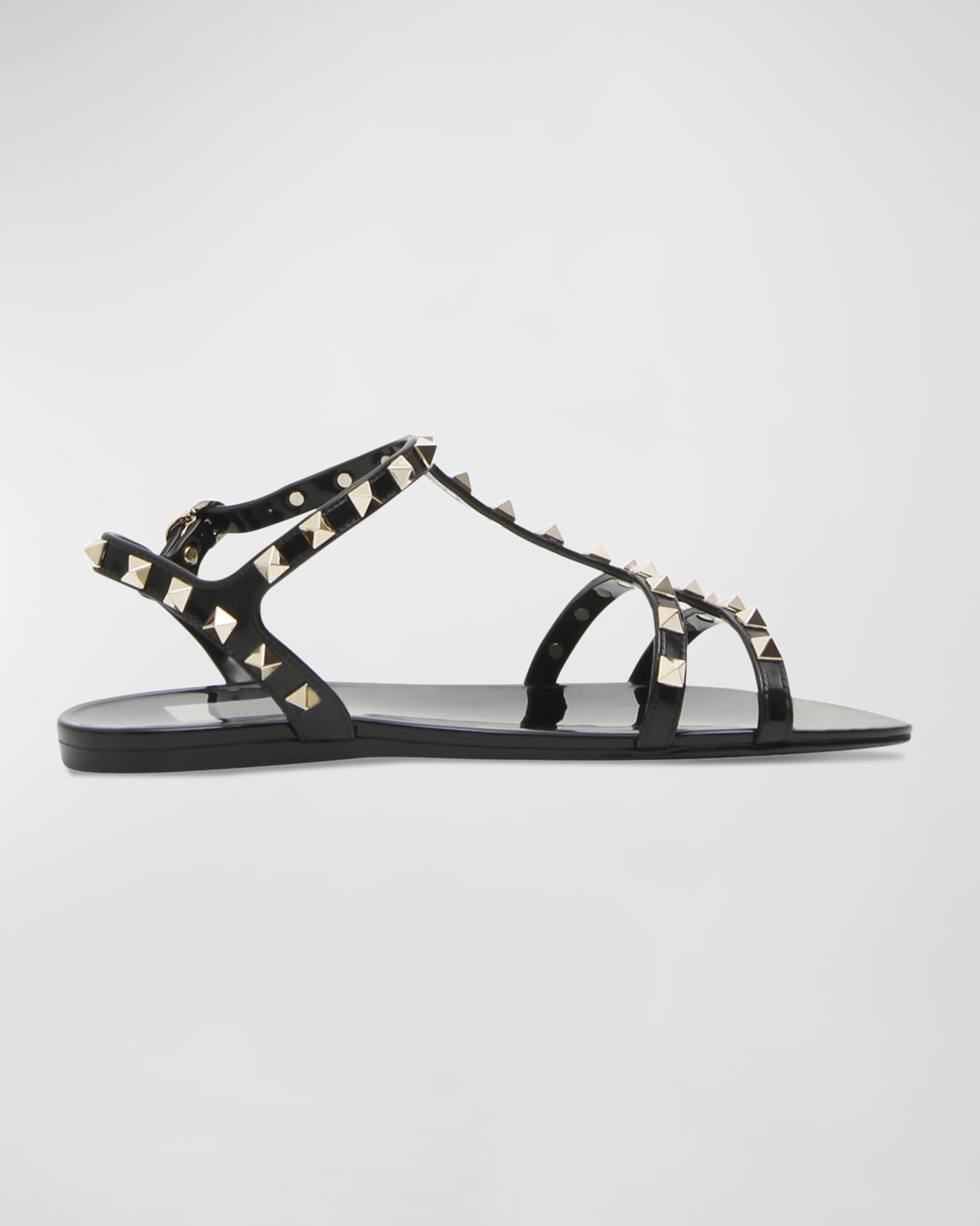rockstud jelly sandals
