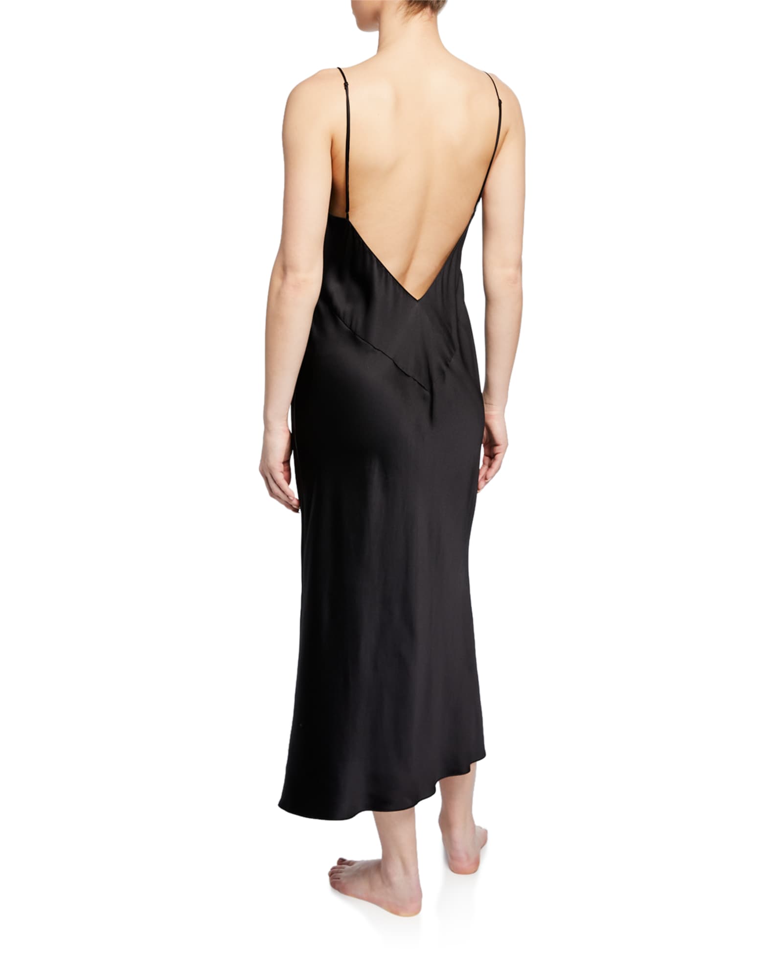 Olivia von Halle Issa Long Silk Nightgown | Neiman Marcus