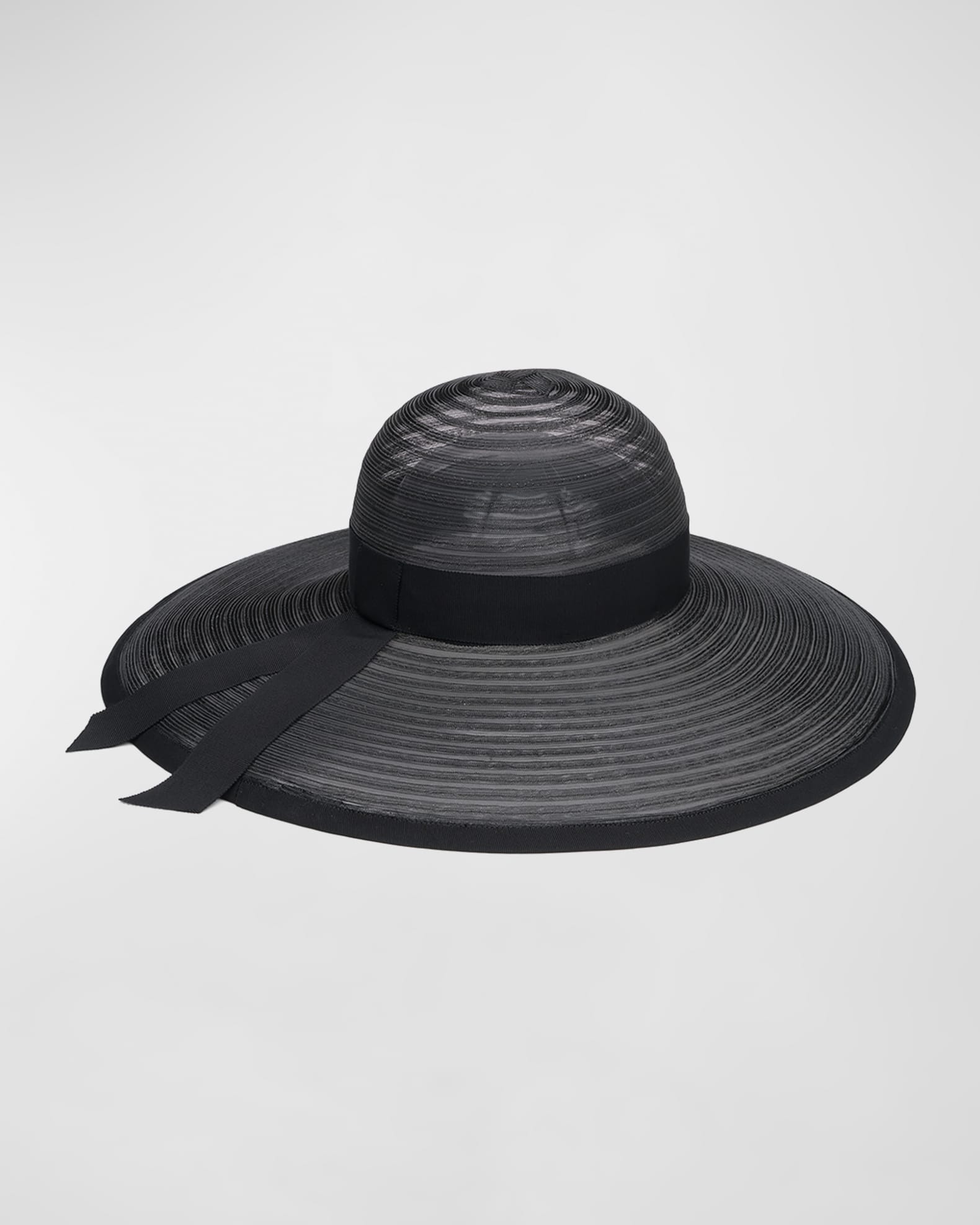 Eugenia Kim Bunny Sheer Sun Hat with Grosgrain | Neiman Marcus