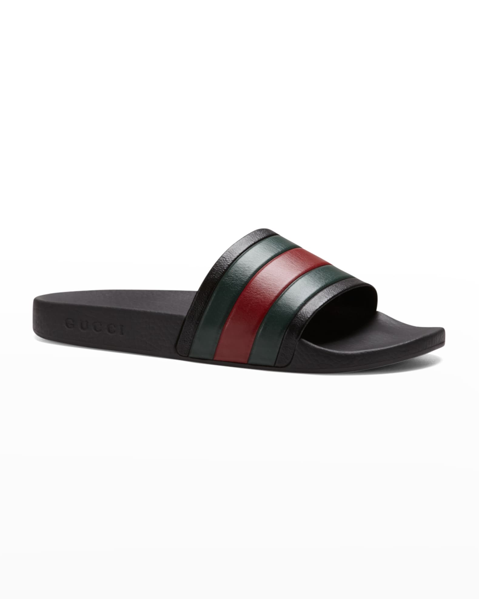 Gucci Pursuit '72 Rubber Slide Sandals | Neiman Marcus