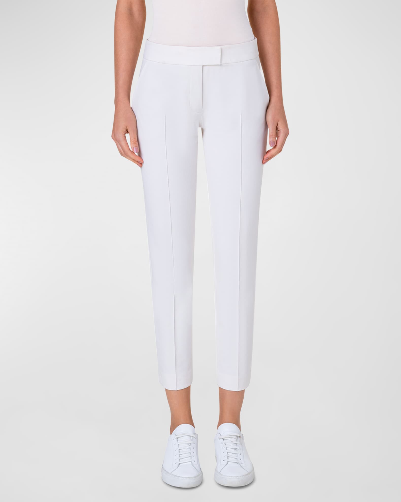 Frankie Stretch-Cotton Pants 1