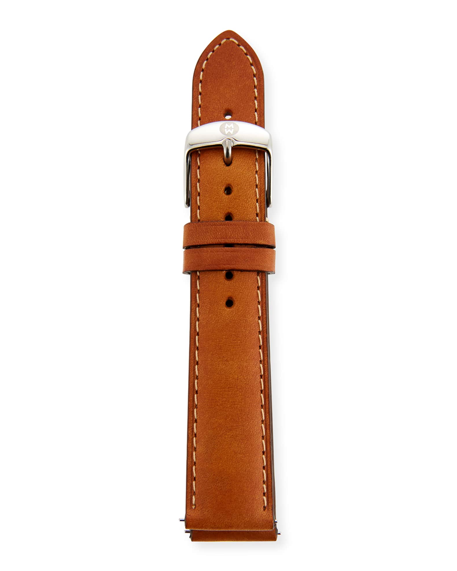 MICHELE 18mm Leather Watch Strap | Neiman Marcus