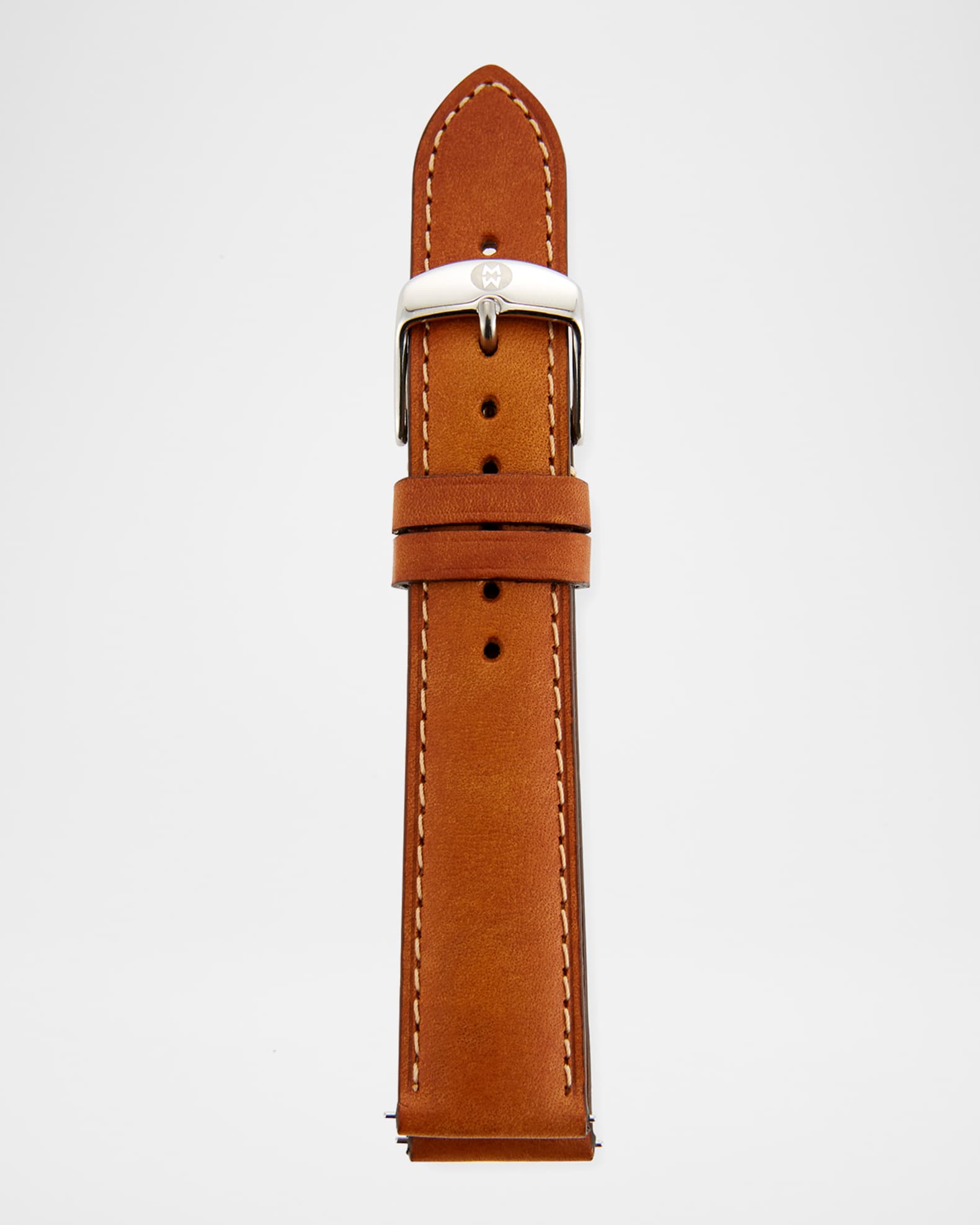 MICHELE 18mm Leather Watch Strap | Neiman Marcus