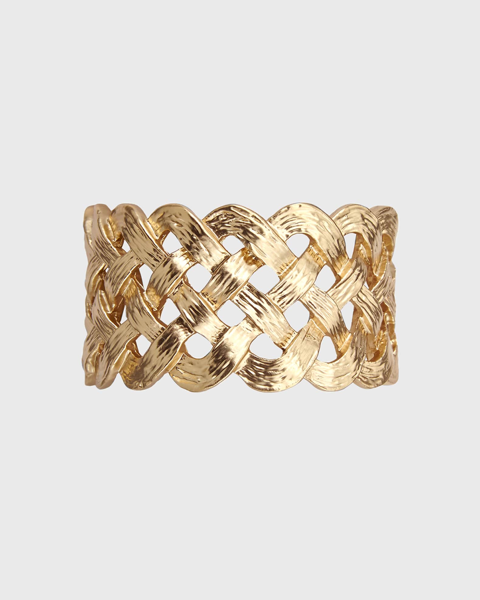 L'Objet Braided Gold-Plate Napkin Ring