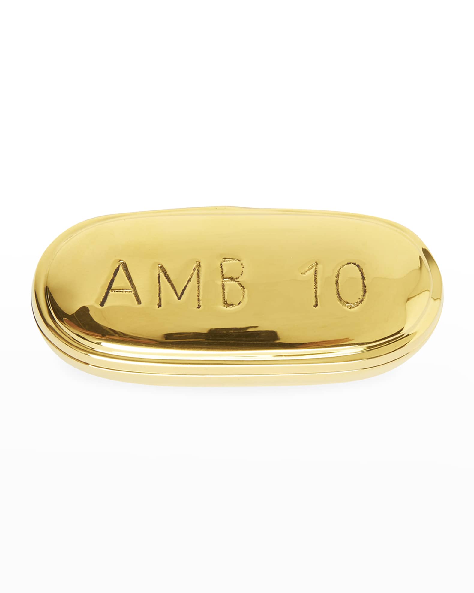 Customizable 1.5 Square Brass Pill or Trinket Box with Your