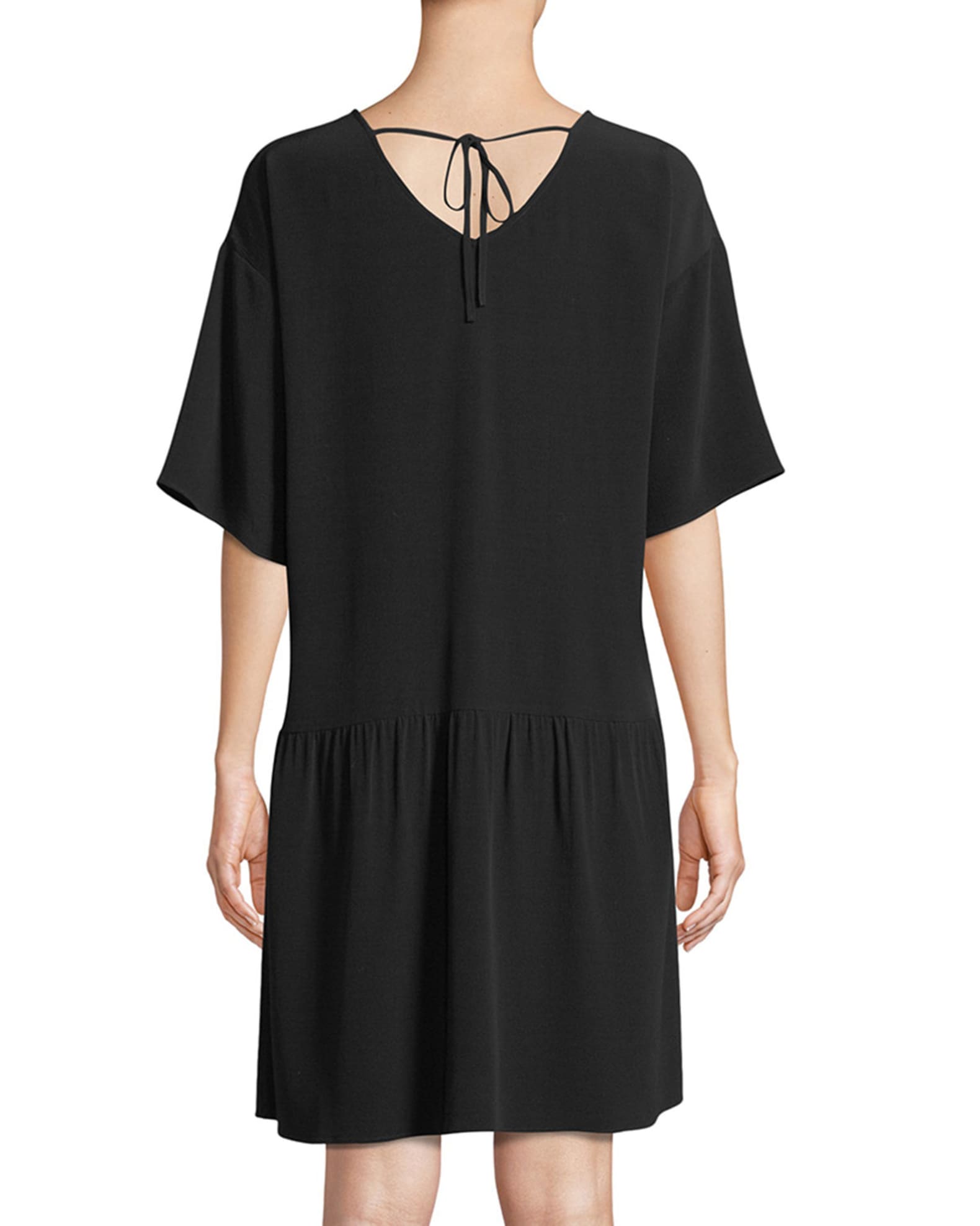 Eileen fisher hot sale drop waist dress