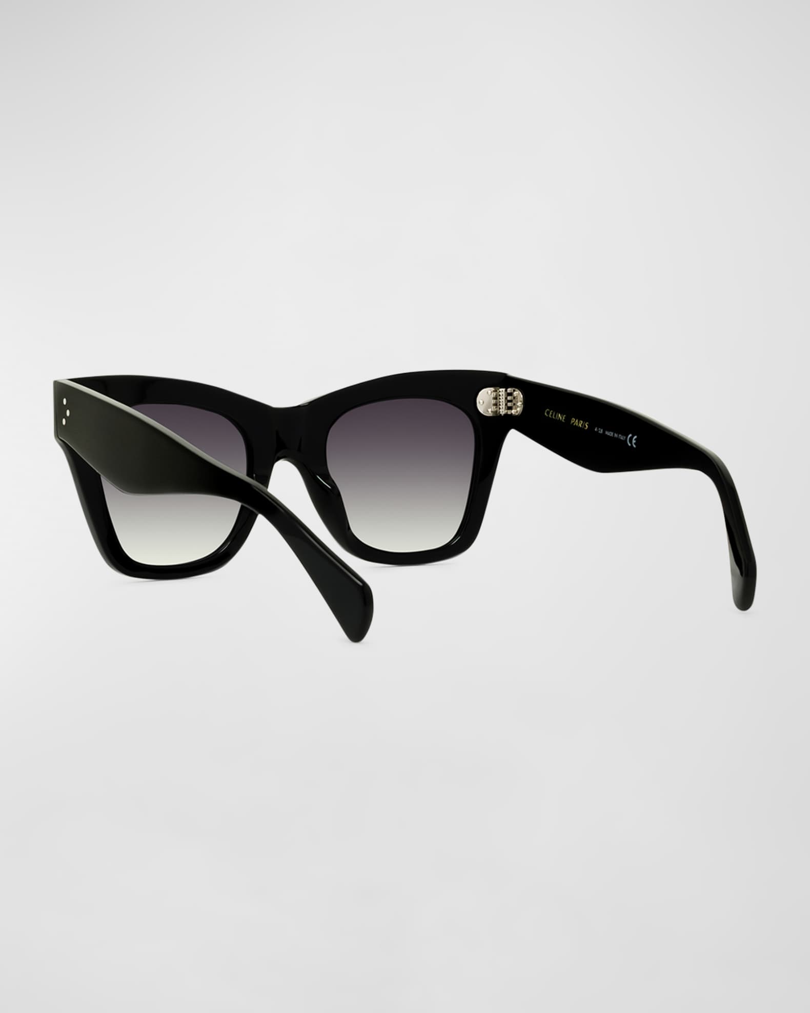 Celine cat eye sunglasses black clearance