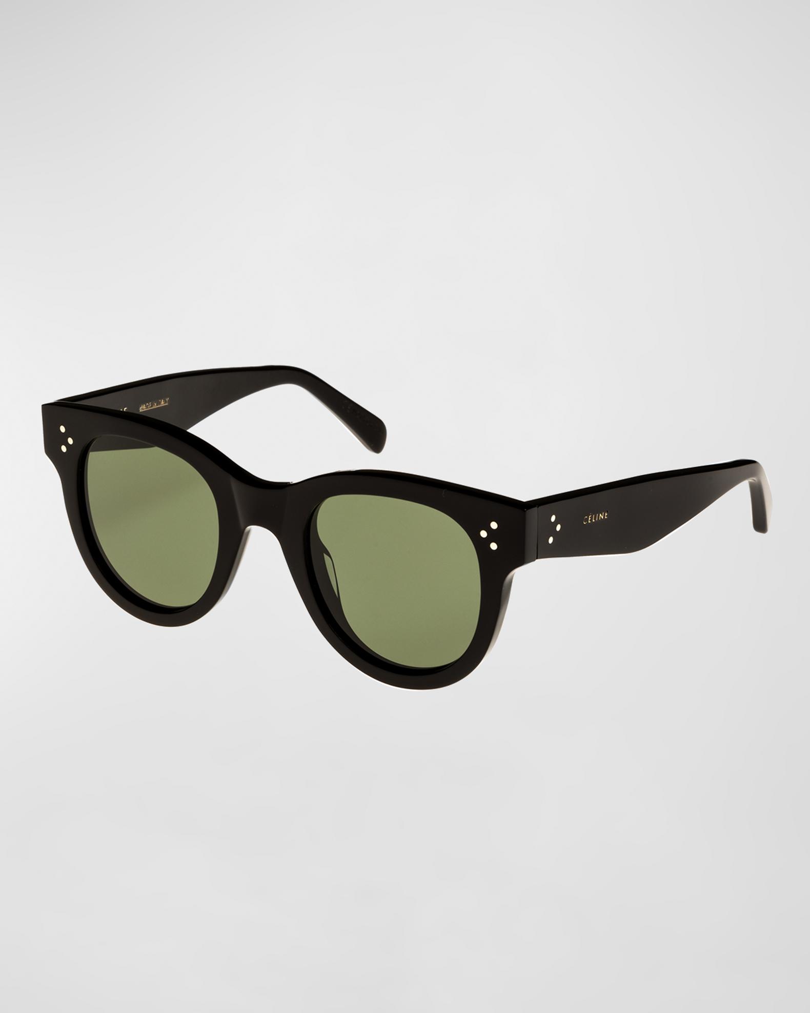 Celine Sunglasses Black Studded Aviator Flat Top Shield Made in Italy CELINE 58mm universal fit flat sunglasses - NEW main image 3