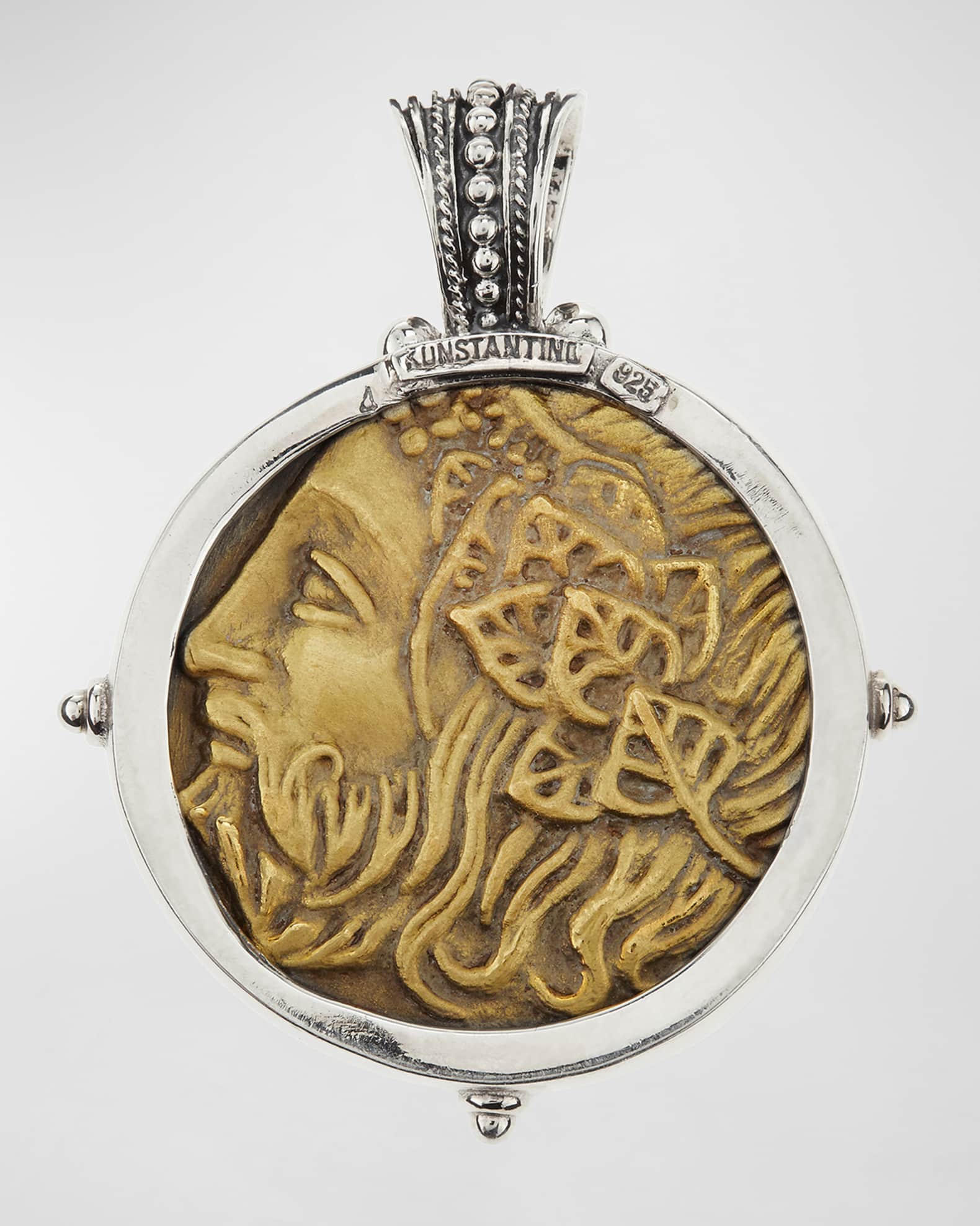 Men's Sterling and Bronze Hercules Pendant 1