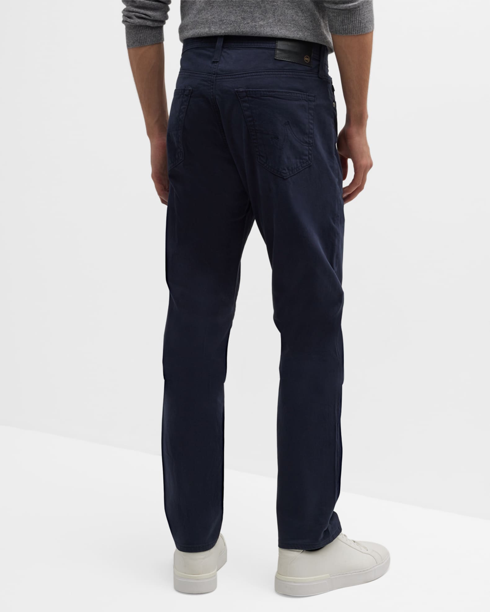 AG Jeans Everett Slim-Straight Twill Pants | Neiman Marcus