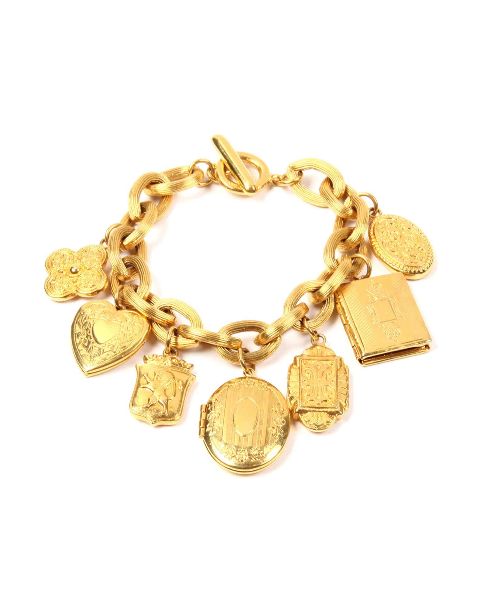ファッションデザイナー Ben-Amun Royal Locket Charm Bracelet | Neiman Marcus アクセサリー