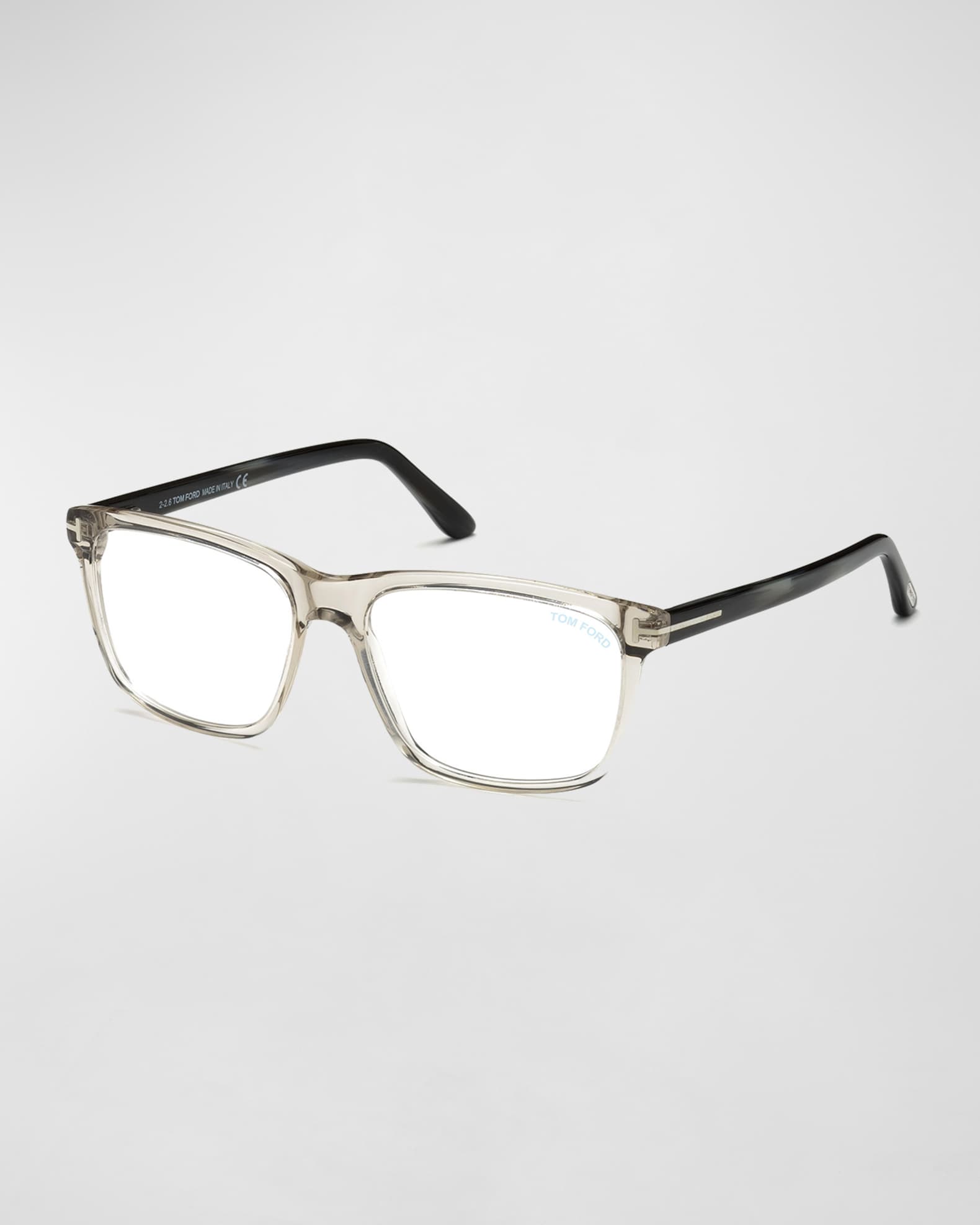 Arriba 60+ imagen tom ford square acetate optical glasses gray