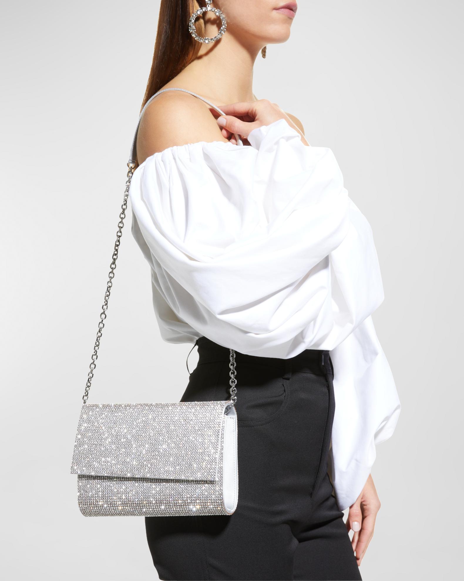 Judith Leiber Couture Fizzoni Full-Beaded Clutch Bag | Neiman Marcus