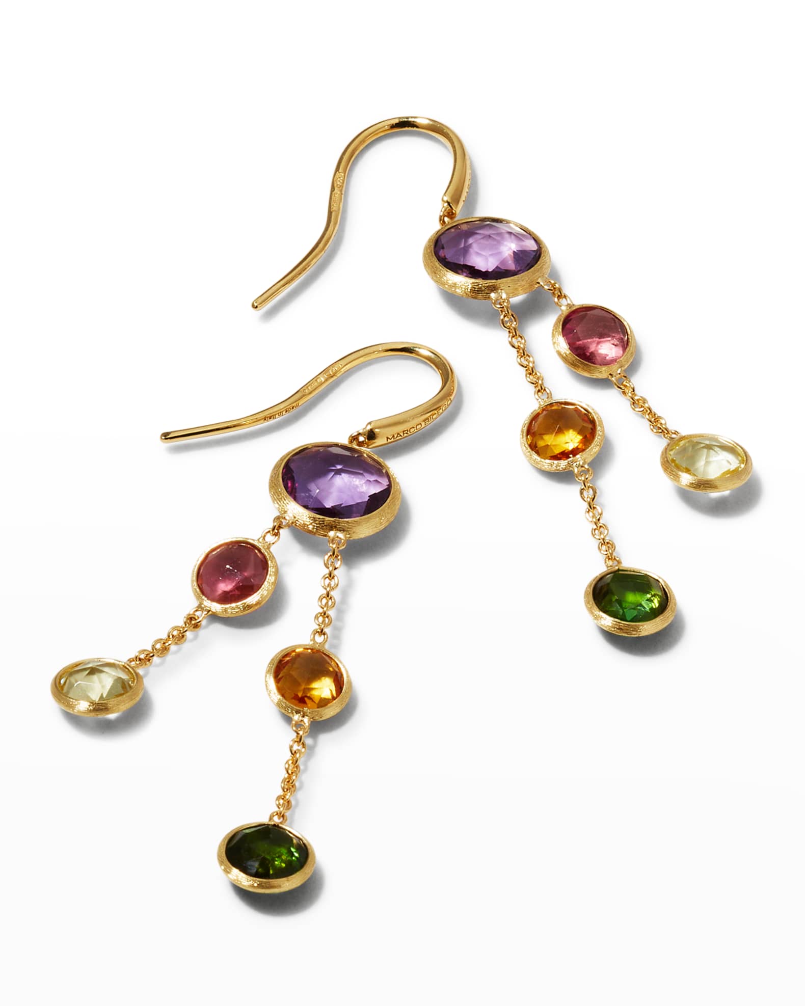 Marco Bicego 18k Jaipur Rainbow Drop Earrings Neiman Marcus